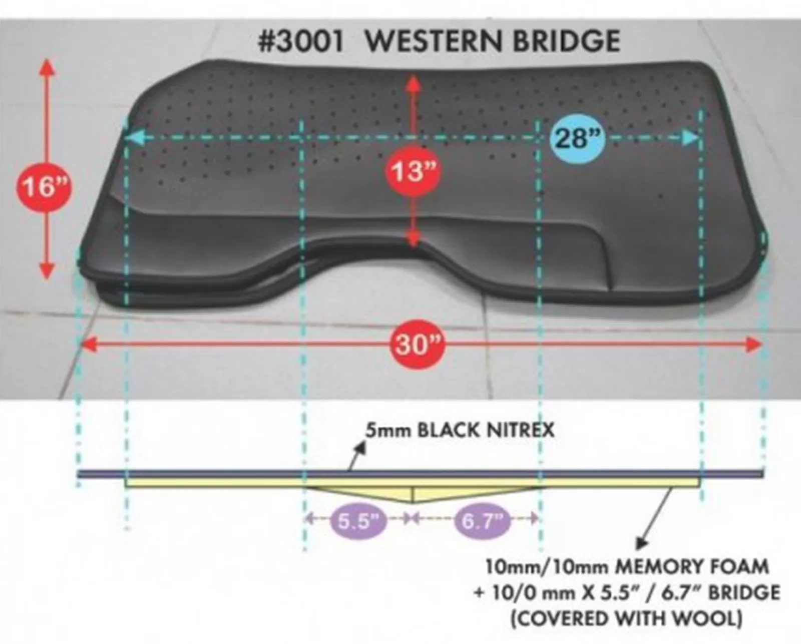 Outlet Amortisseur De Dos F.R.A Cavallo Western Bridge Tsp#3001 Tapis Western