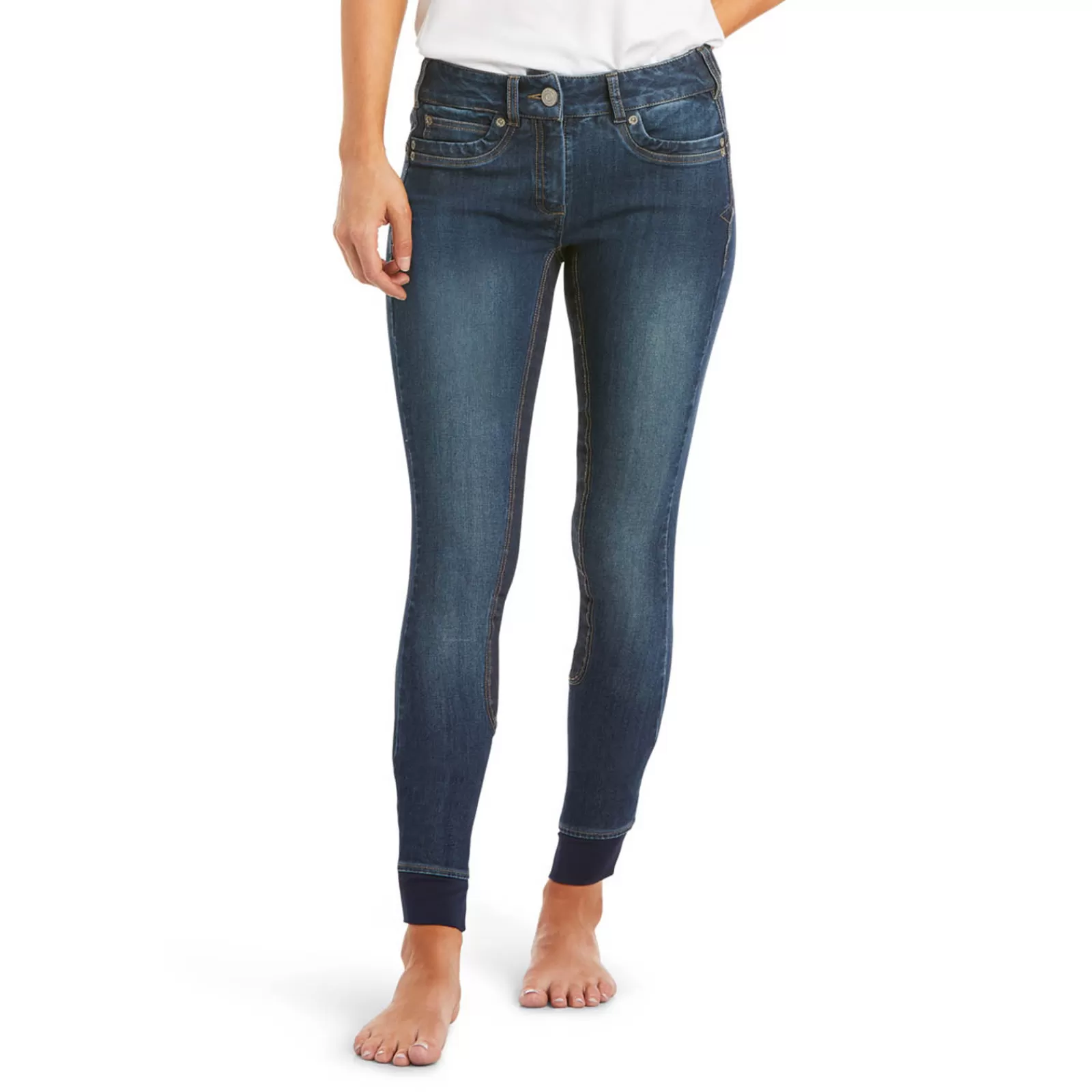 ariat Halo Denim Fs Breeches For Women< Leggings D'équitation