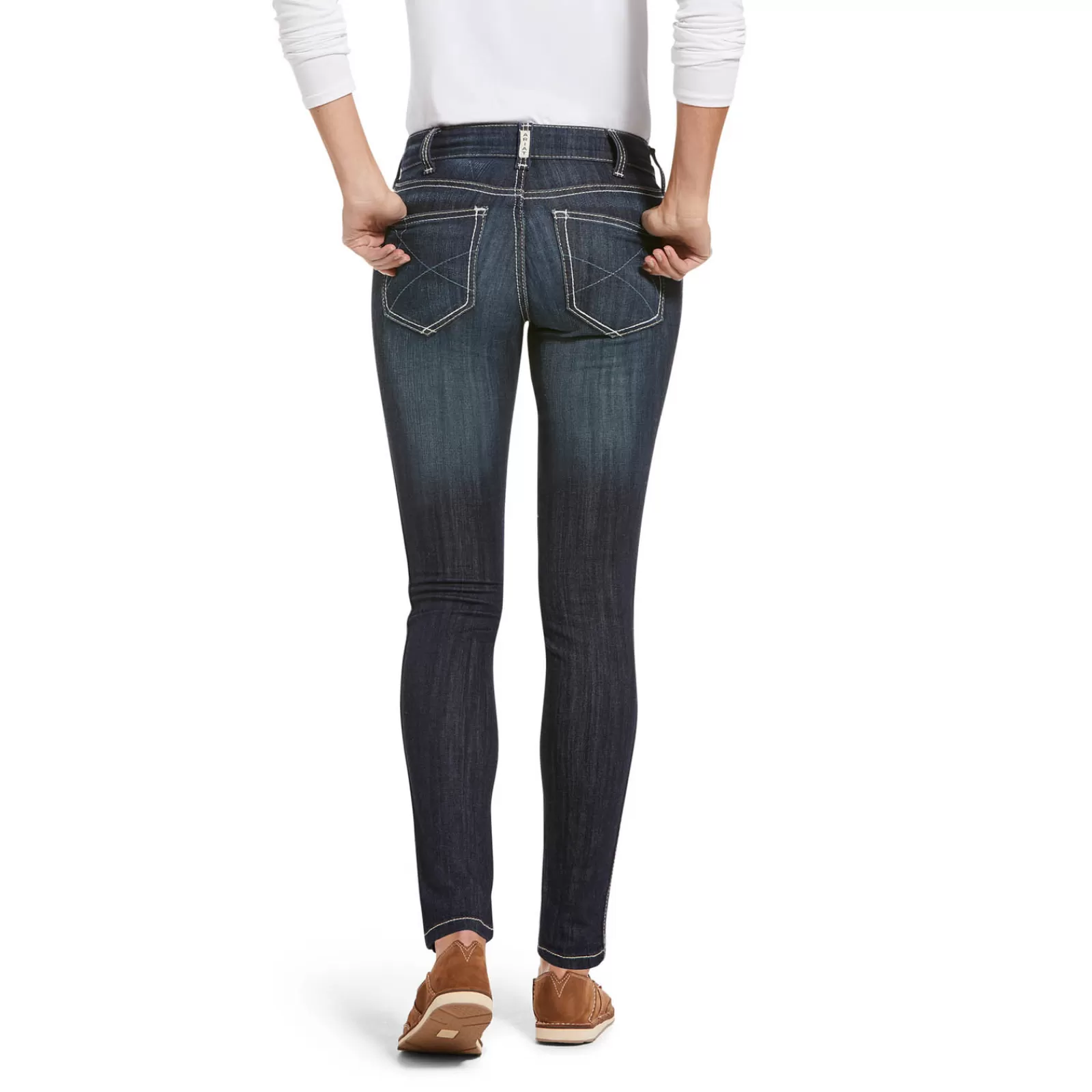 ariat R.E.A.L. Mid Rise Stretch Outseam Ella Skinny Jean< Jodhpurs D'équitation