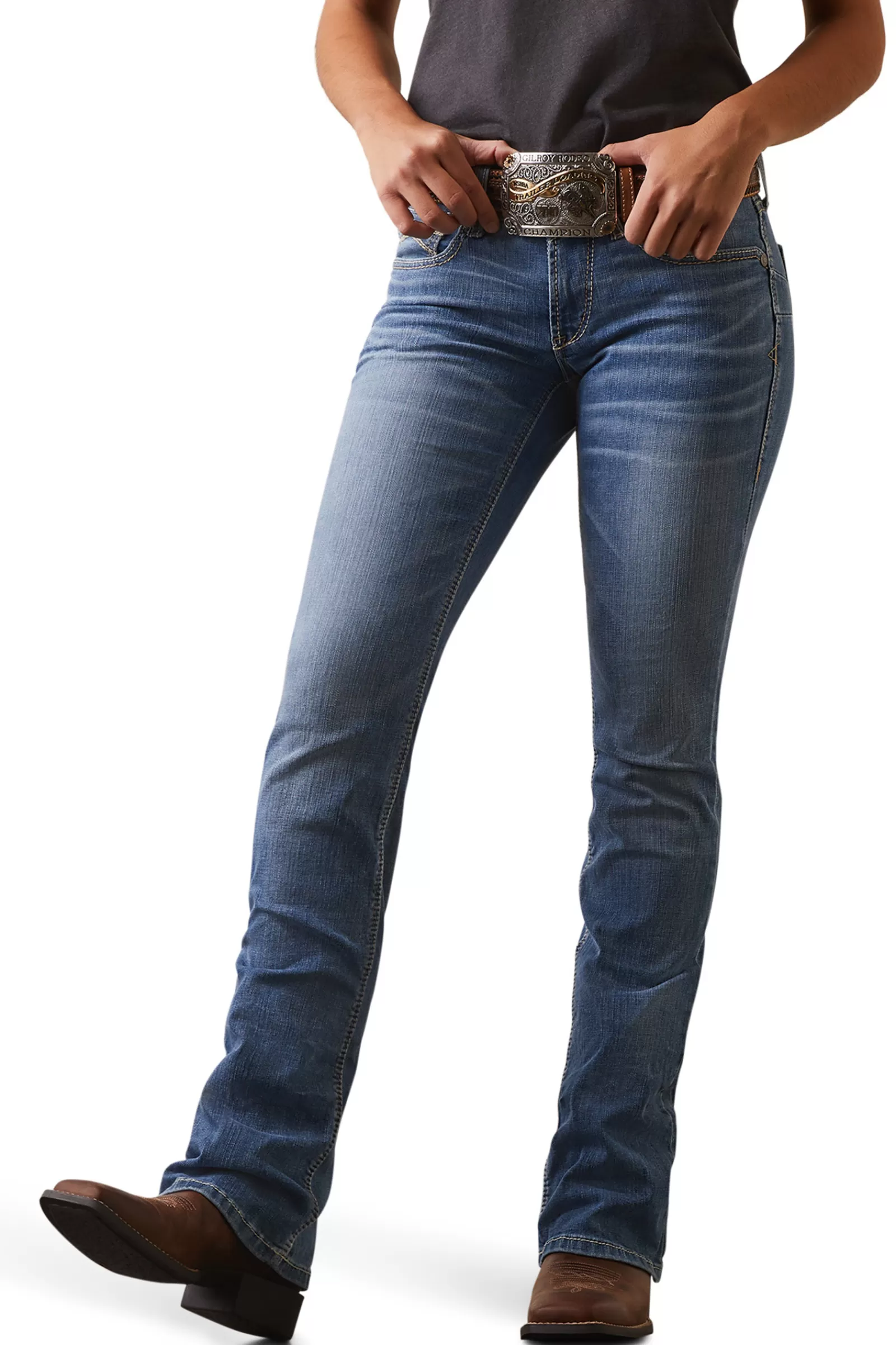 ariat Real Perfect Rise Jayla Boot Cut Jean Pour Femme< Jodhpurs D'équitation