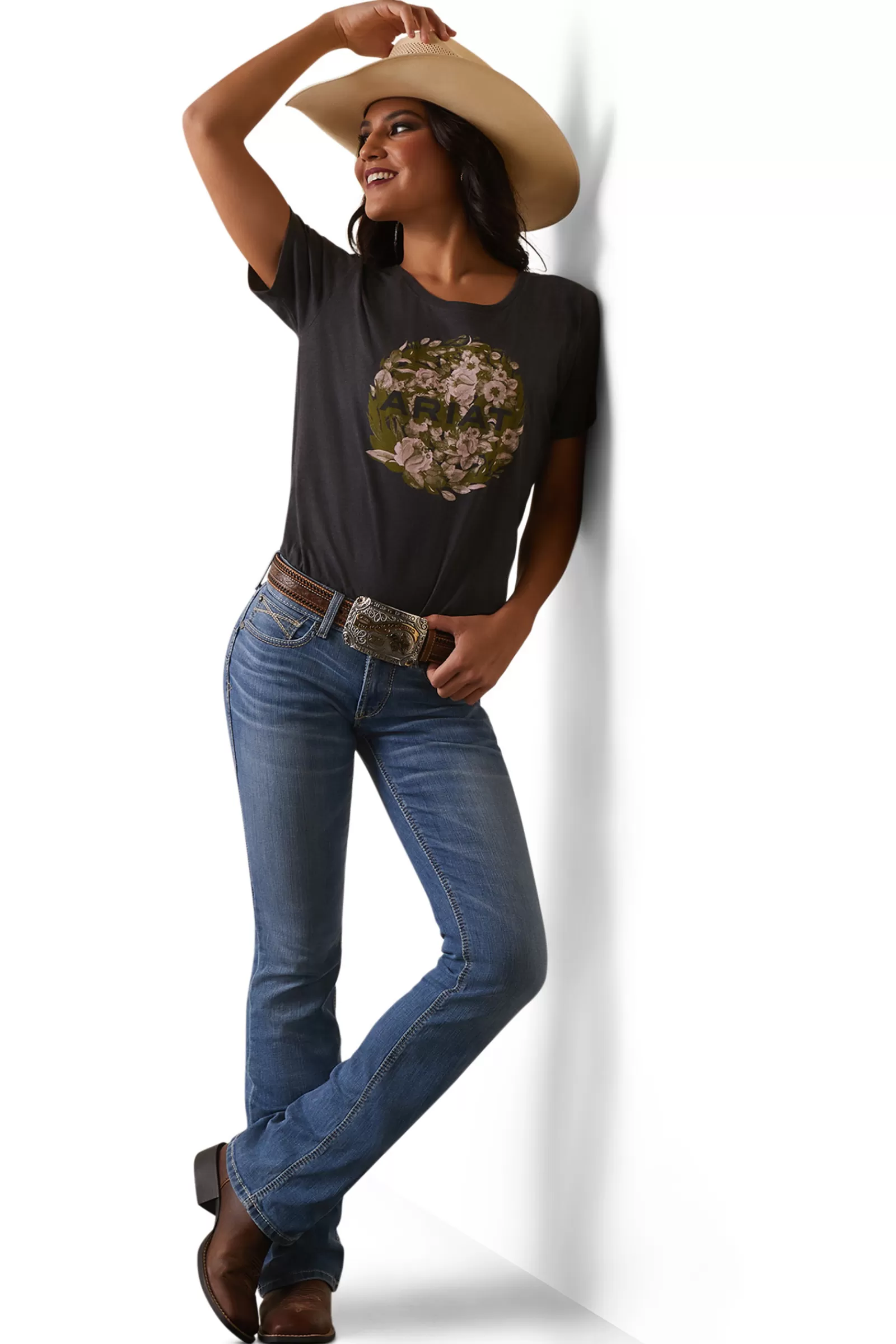 ariat Real Perfect Rise Jayla Boot Cut Jean Pour Femme< Jodhpurs D'équitation