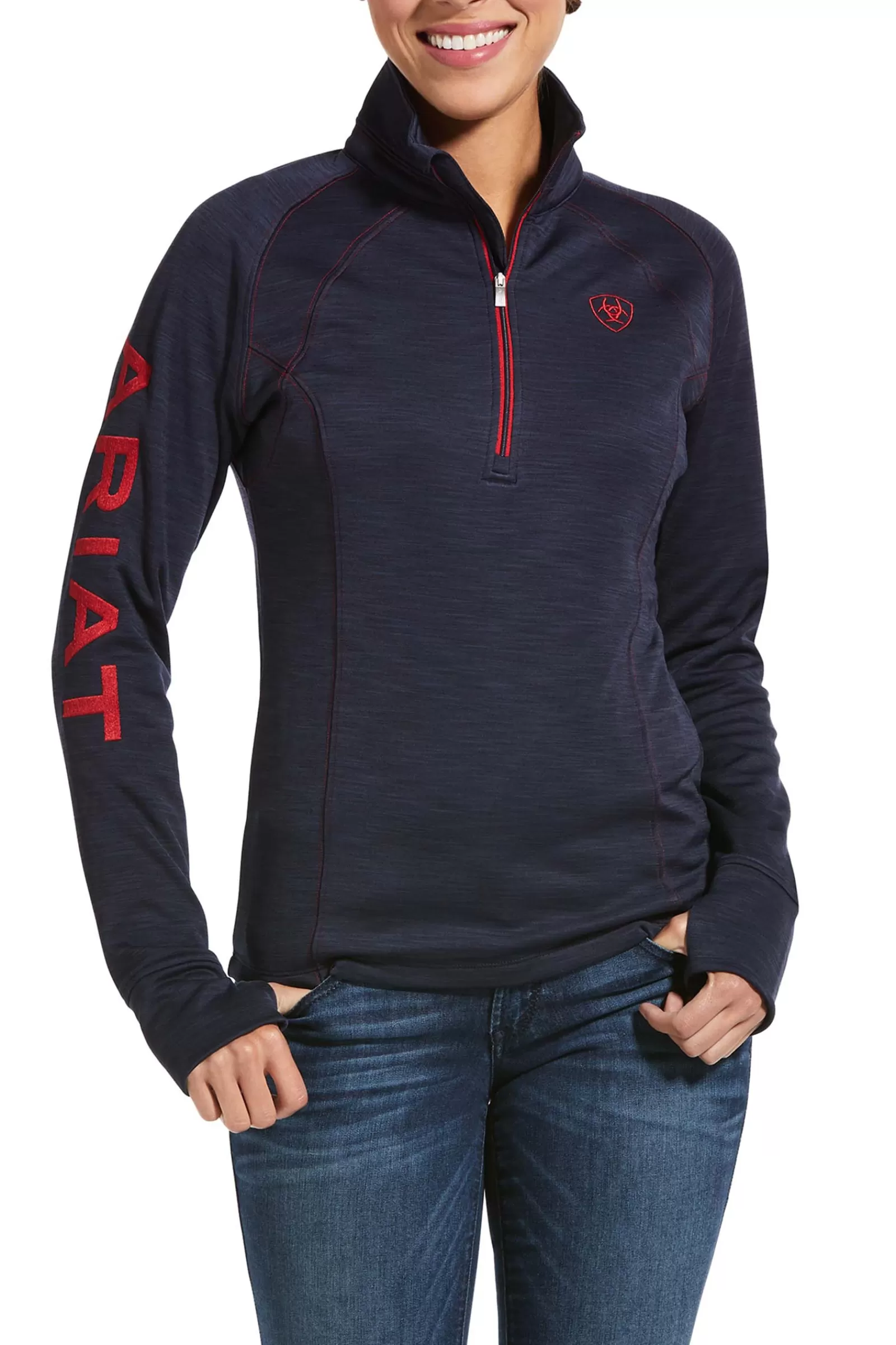 ariat Tekl Team 1/2 Zip Sweatshirt< Pulls & Sweat