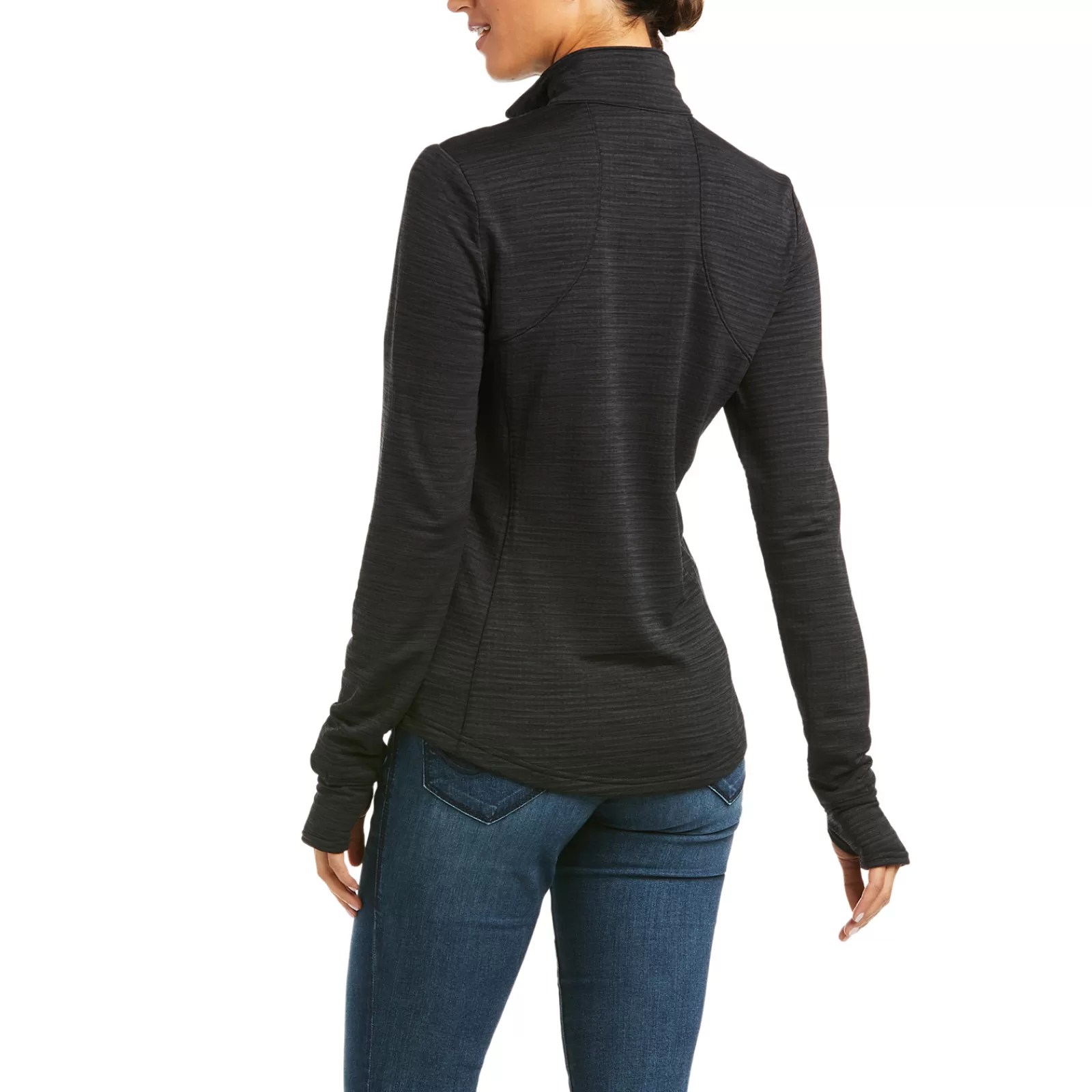 ariat Women'S Gridwork 1/4 Zip Baselayer< Tee Shirts & Polos