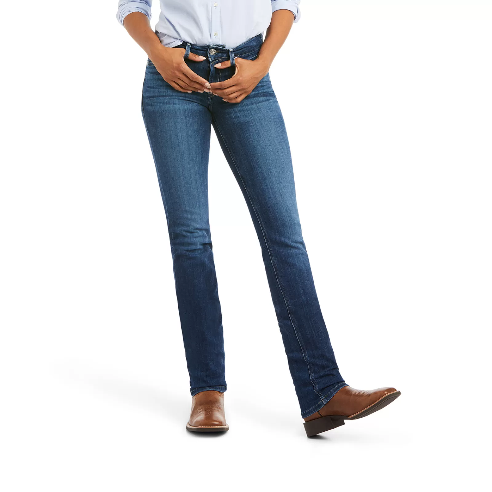 ariat Women'S Real Perfect Rise Abby Straight Jeans< Jodhpurs D'équitation