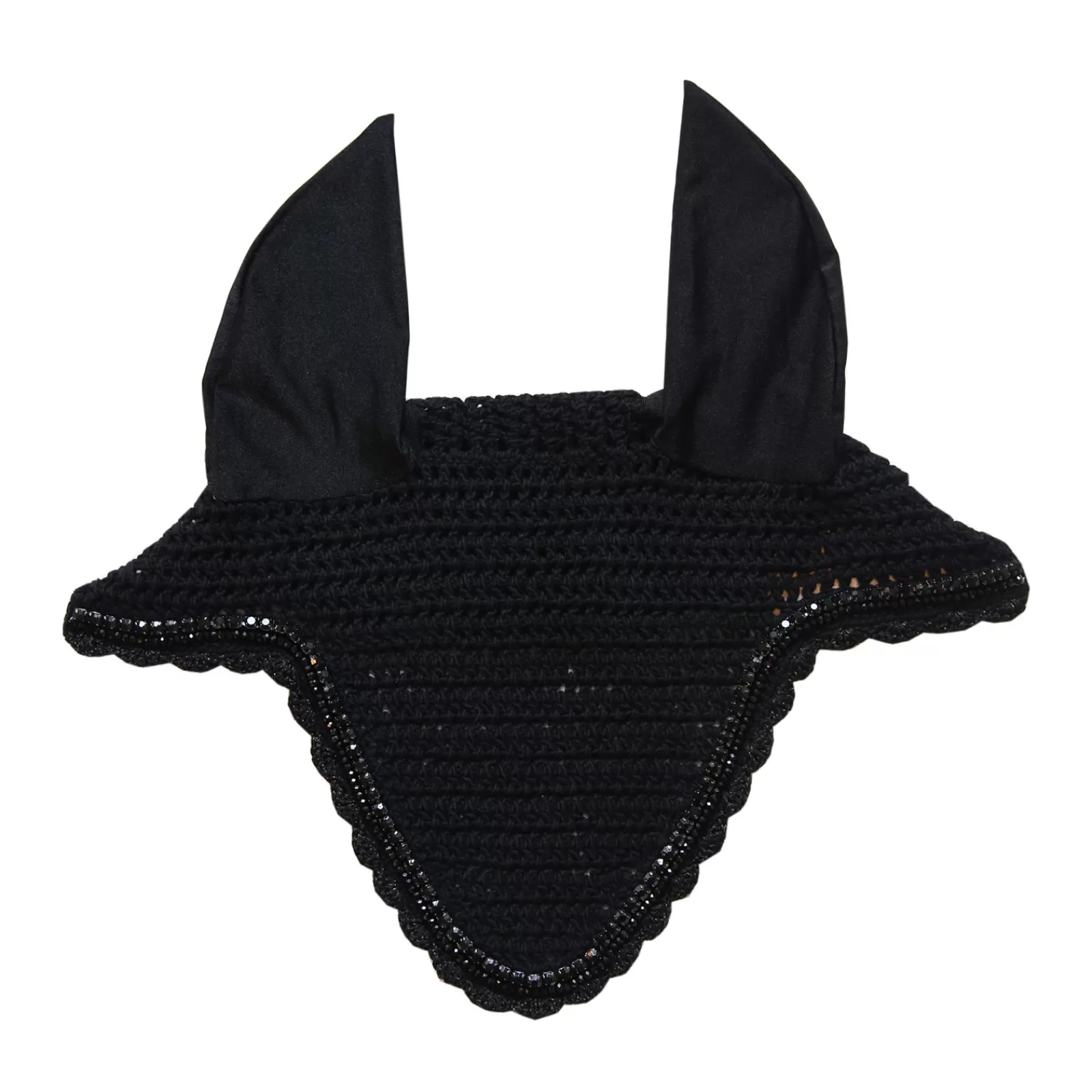 Best Sale Bonnet Anti-Mouche Long Stone & Pearl Horsewear Bonnet Cheval