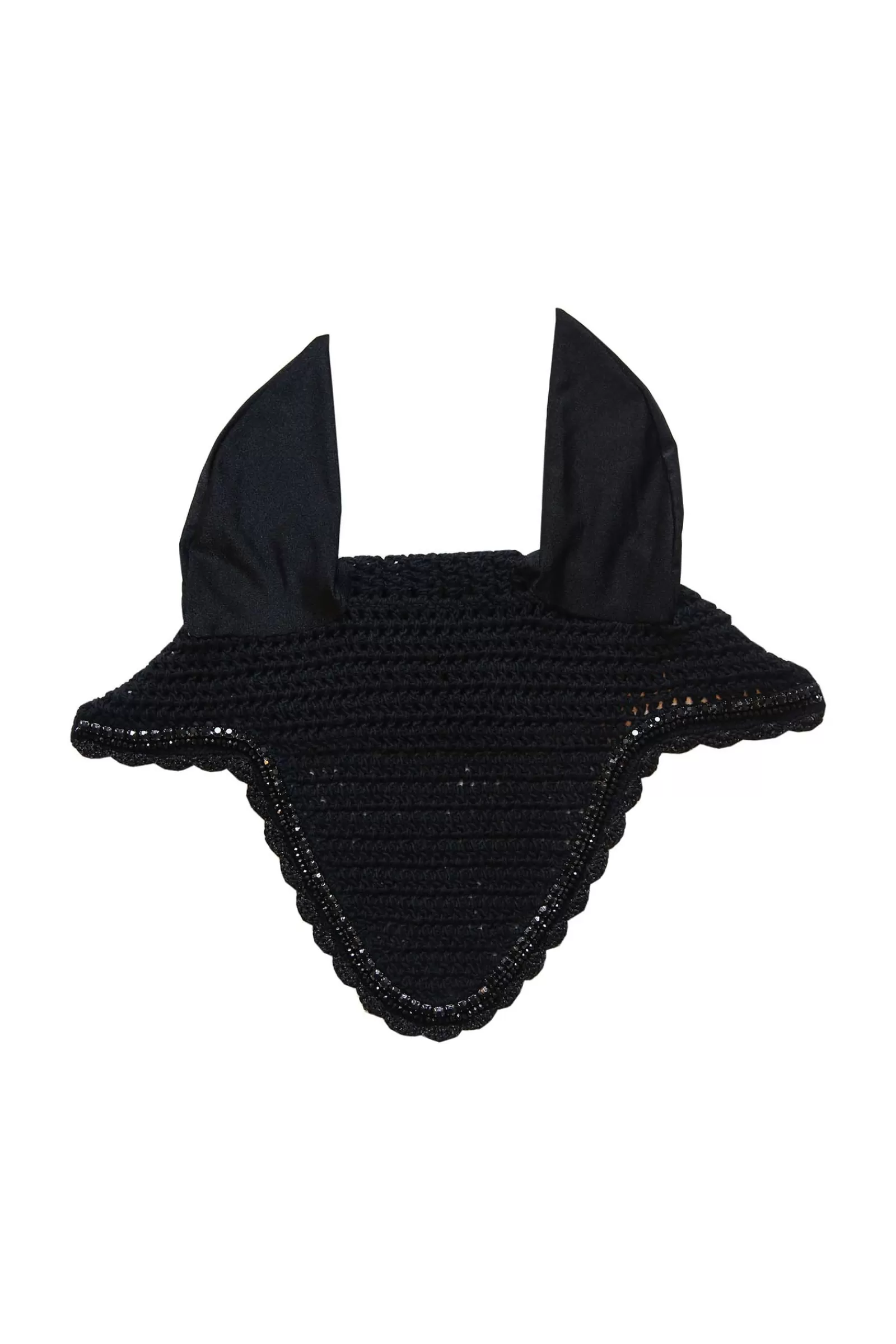 Clearance Bonnet Anti-Mouche Long Stone & Pearl Soundless Horsewear Bonnet Cheval