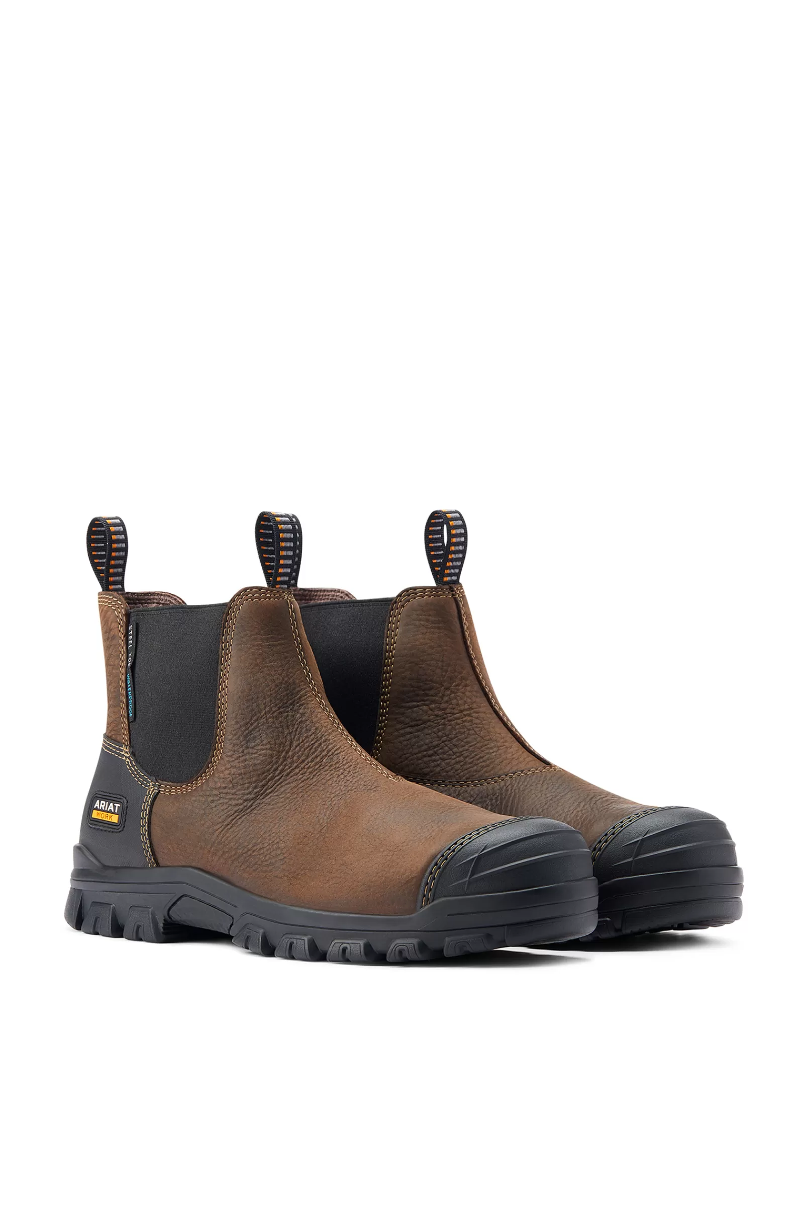 ariat Bottes De Travail Treadfast Chelsea Impermeables A Embout D'Acier Pour Hommes< Bottes Et Chaussures D'équitation