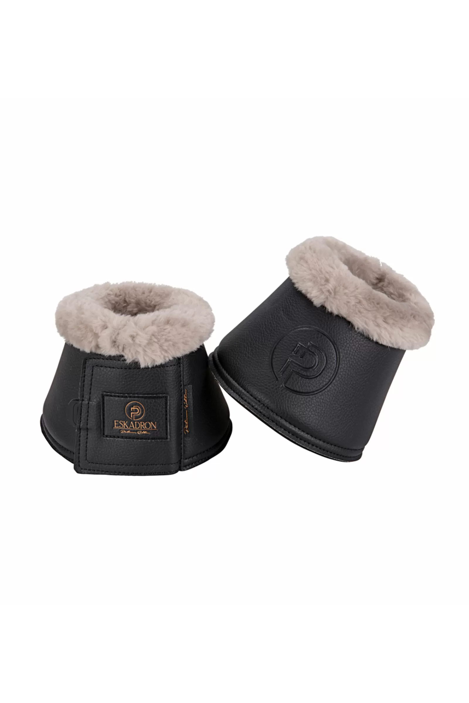 Shop Bottes Platinum 23 En Similicuir Et Fausse Fourrure Cloches Cheval
