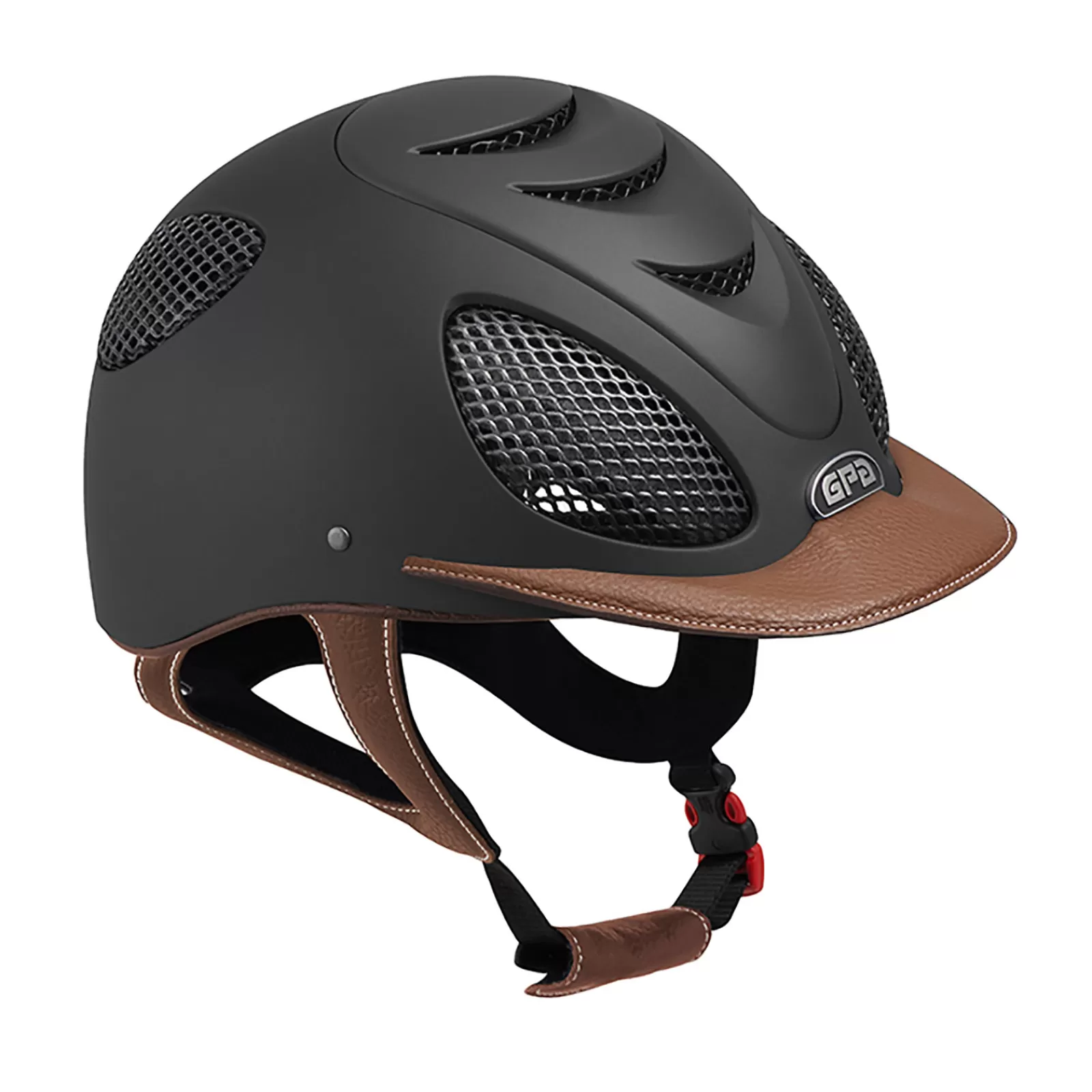 gpa Casque Speed Air Leather 2X< Casque D'équitation