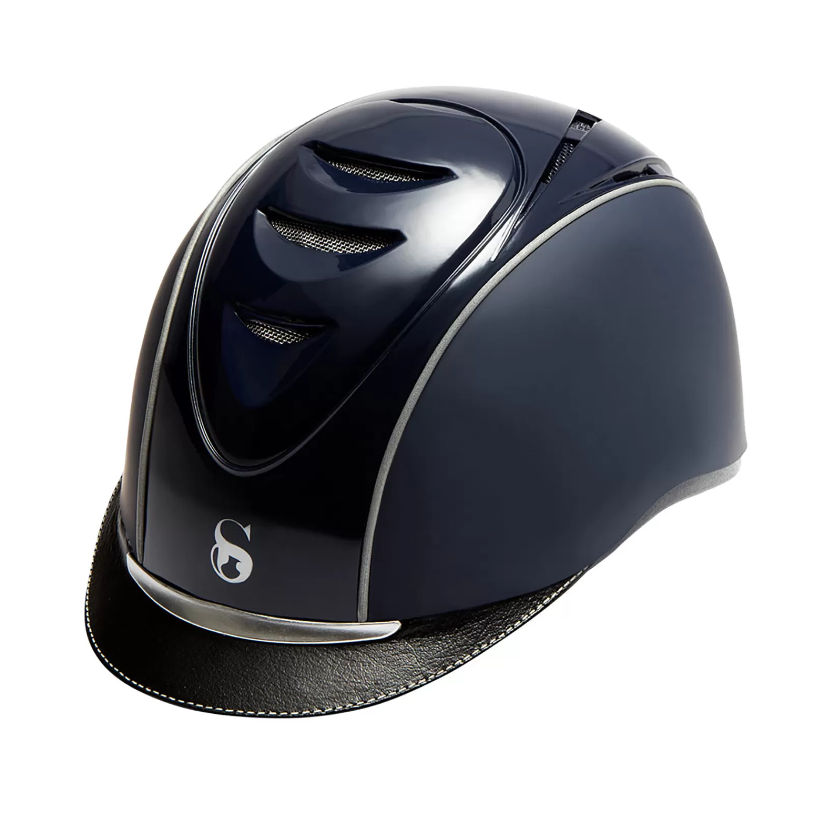 scharf Casque N° 11+Shiny Top< Casque D'équitation