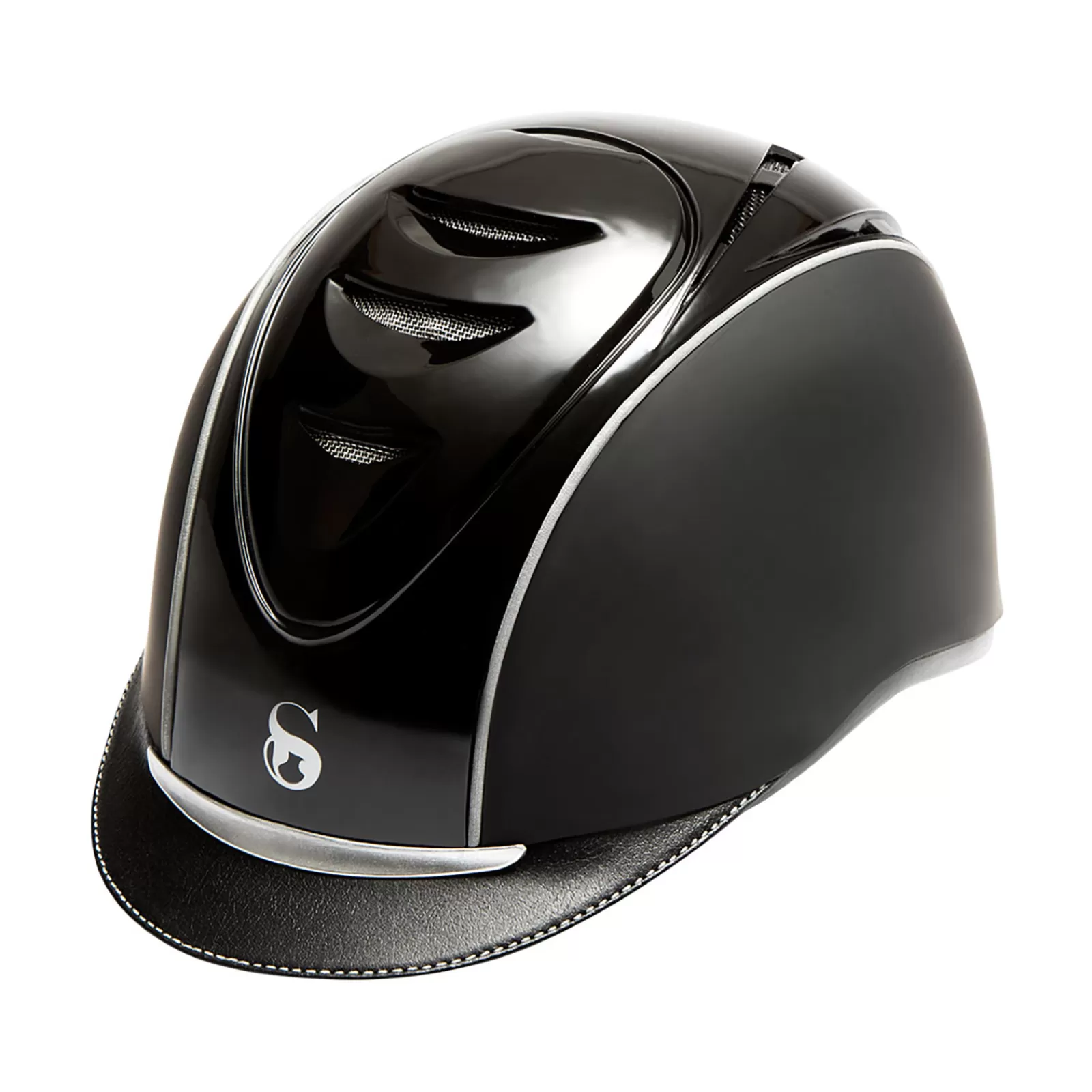 scharf Casque N° 5 + Shiny Top< Casque D'équitation