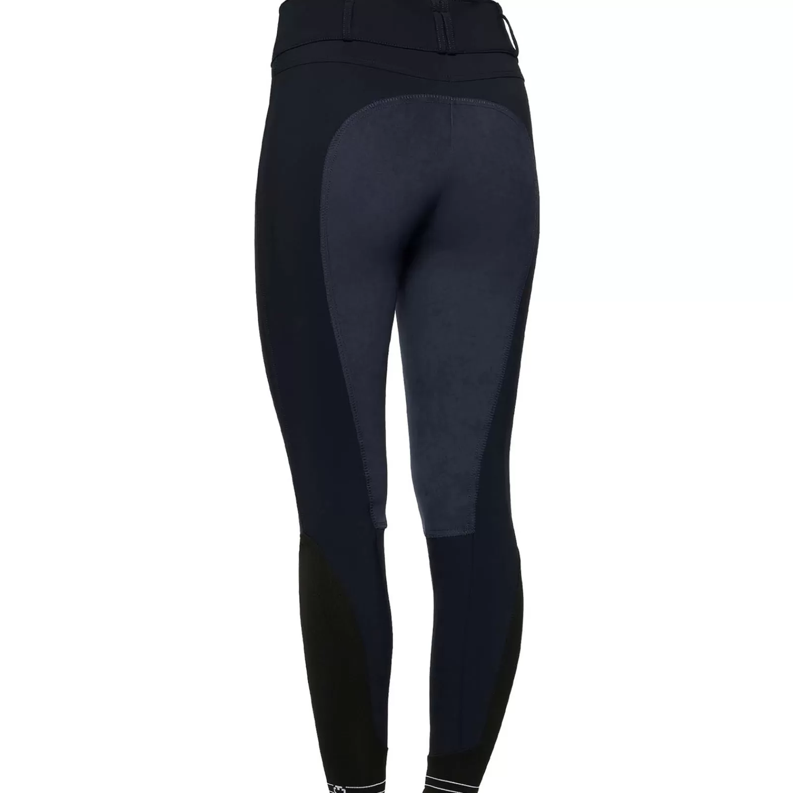 cavalleriatoscana Cavalleria Toscana - Culotte De Cheval Taille Haute A Assise En Daim Pour Femme< Pantalons D'équitation Fond Integral