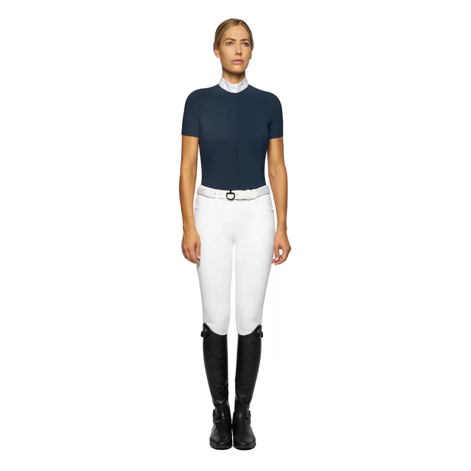 cavalleriatoscana Cavalleria Toscana Embroidery Short Sleeve Show Shirt< Tee Shirts & Polos