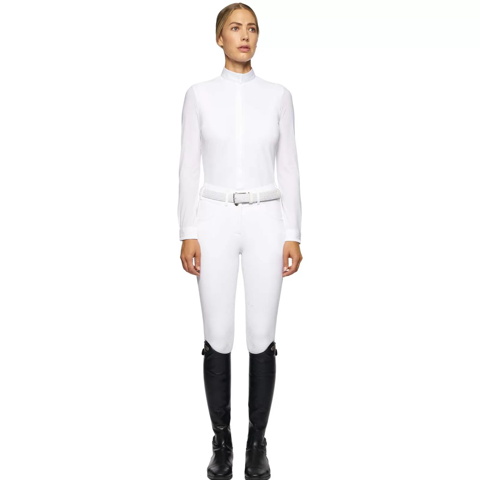 cavalleriatoscana Cavalleria Toscana Embroidery Women'S Show Long Sleeve< Concours