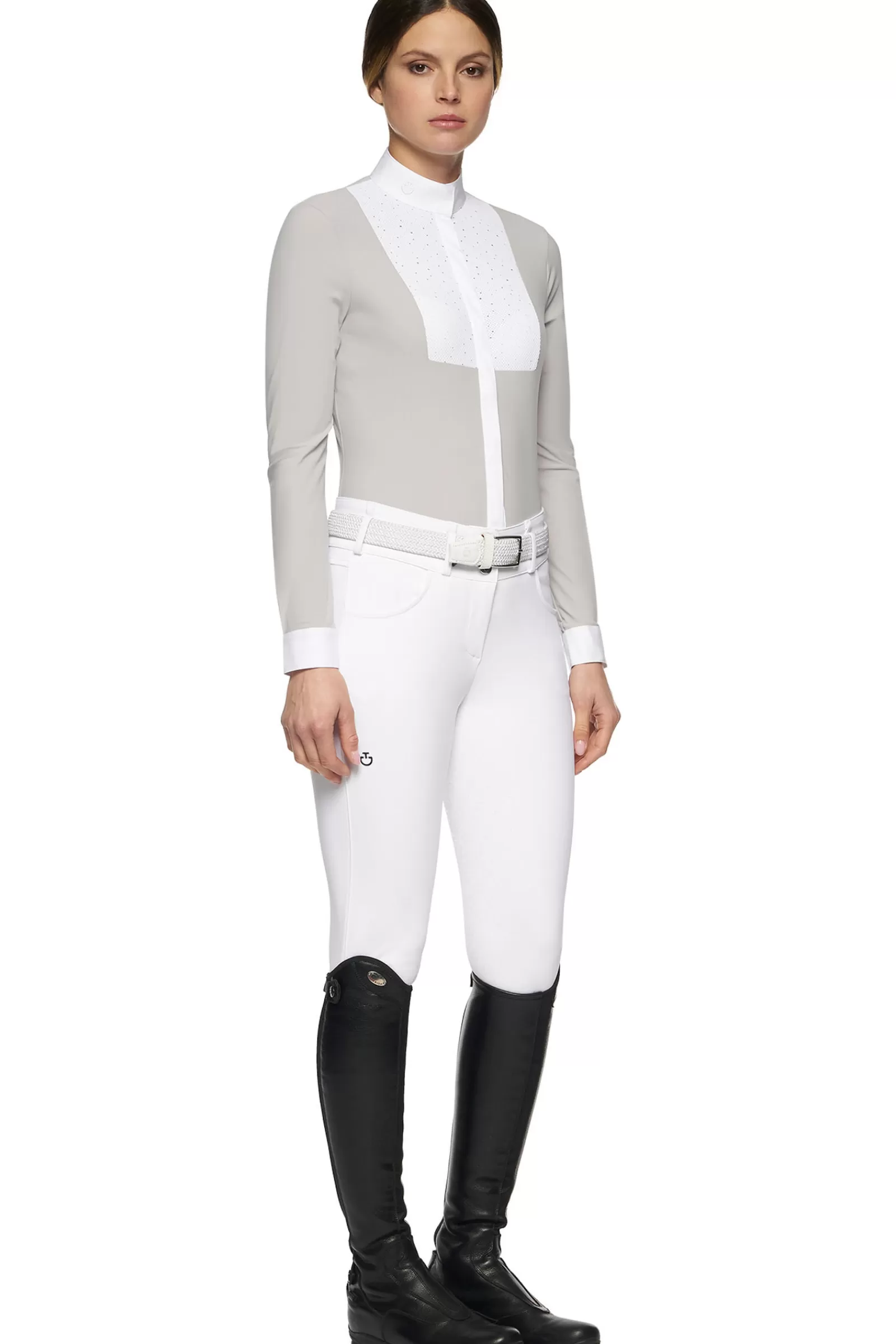 cavalleriatoscana Cavalleria Toscana Women'S Show Longsleeve With Bib< Concours