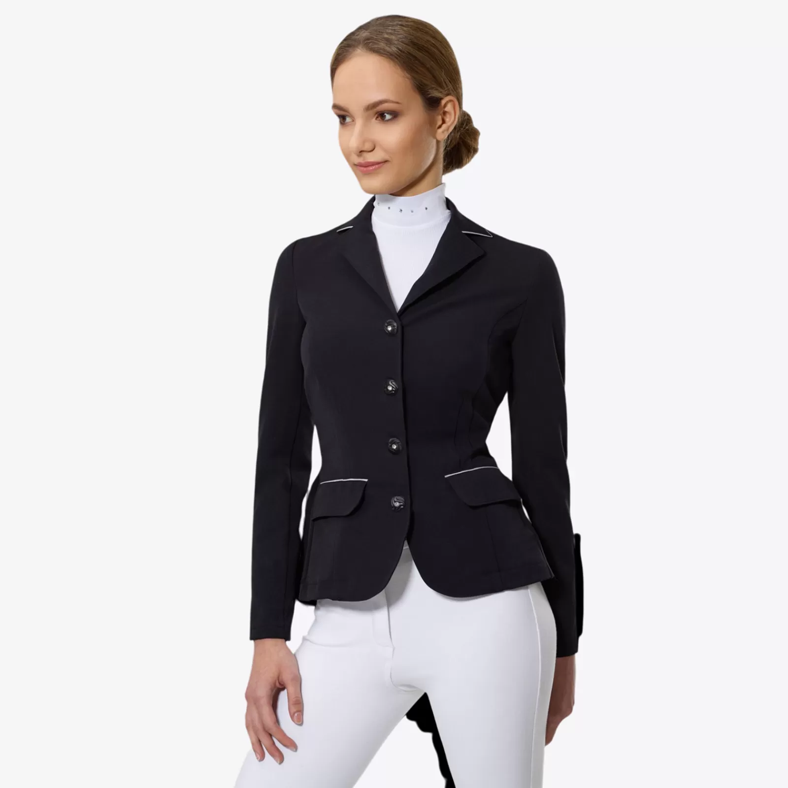 cavalliera Riding Softshell Show Jacket Crystal Purity< Concours