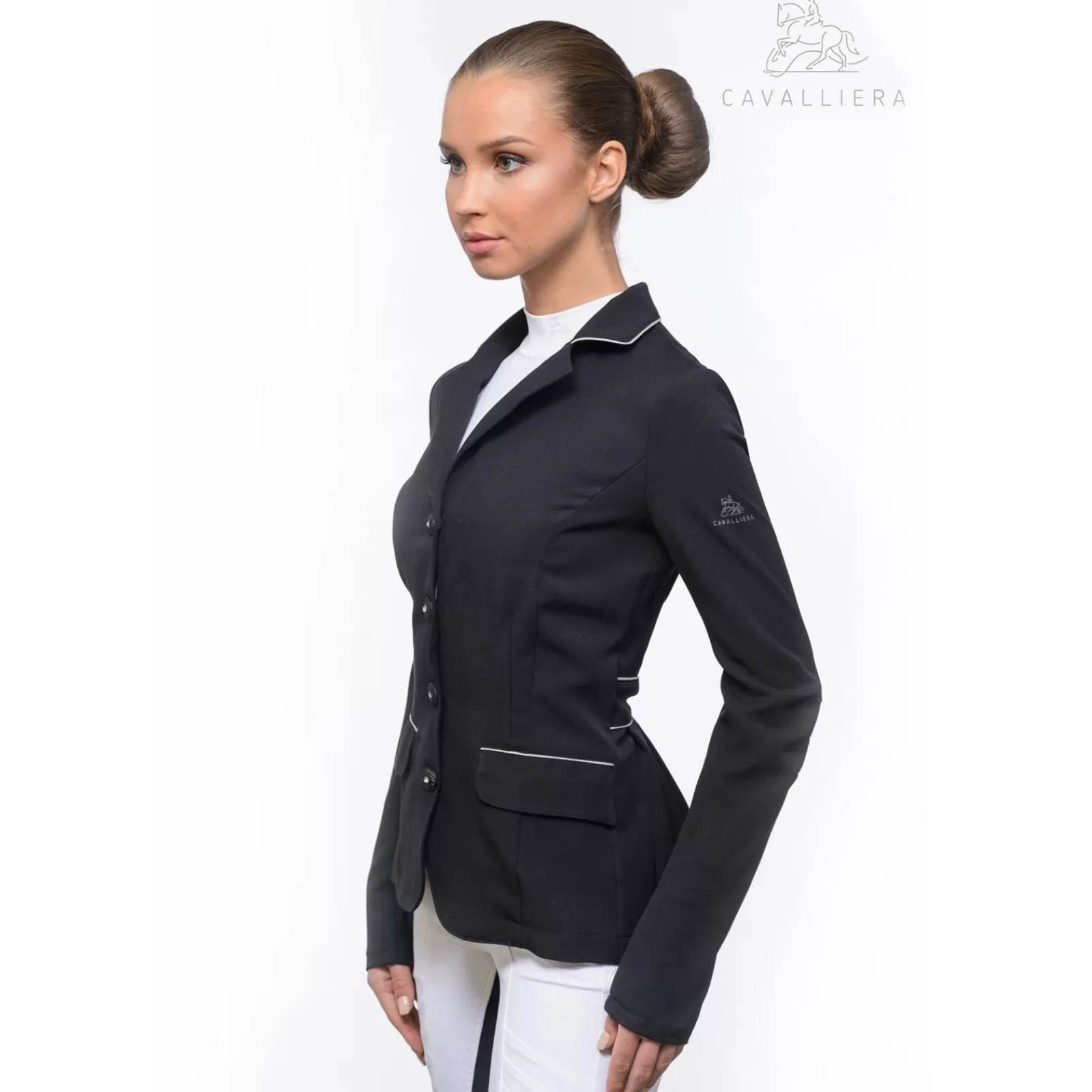 cavalliera Riding Softshell Show Jacket Crystal Purity< Concours