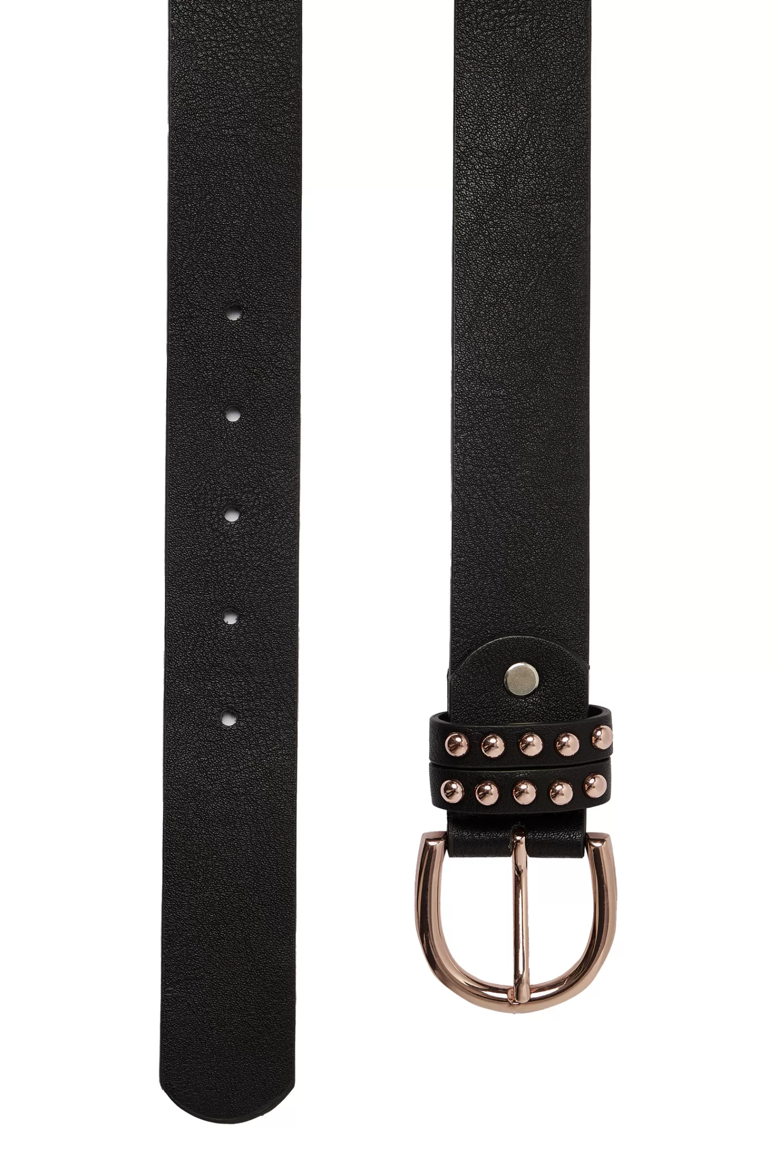 horze Ceinture En Cuir Pu Avec Details En Or Rose< Ceintures