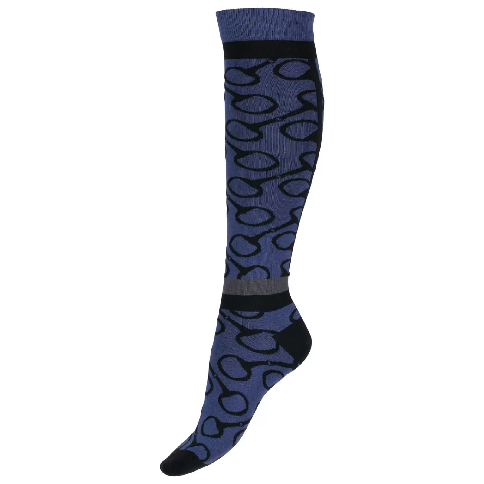 horze Chaussette D'équitation Hautes Jacquard Tricotees < Chaussettes