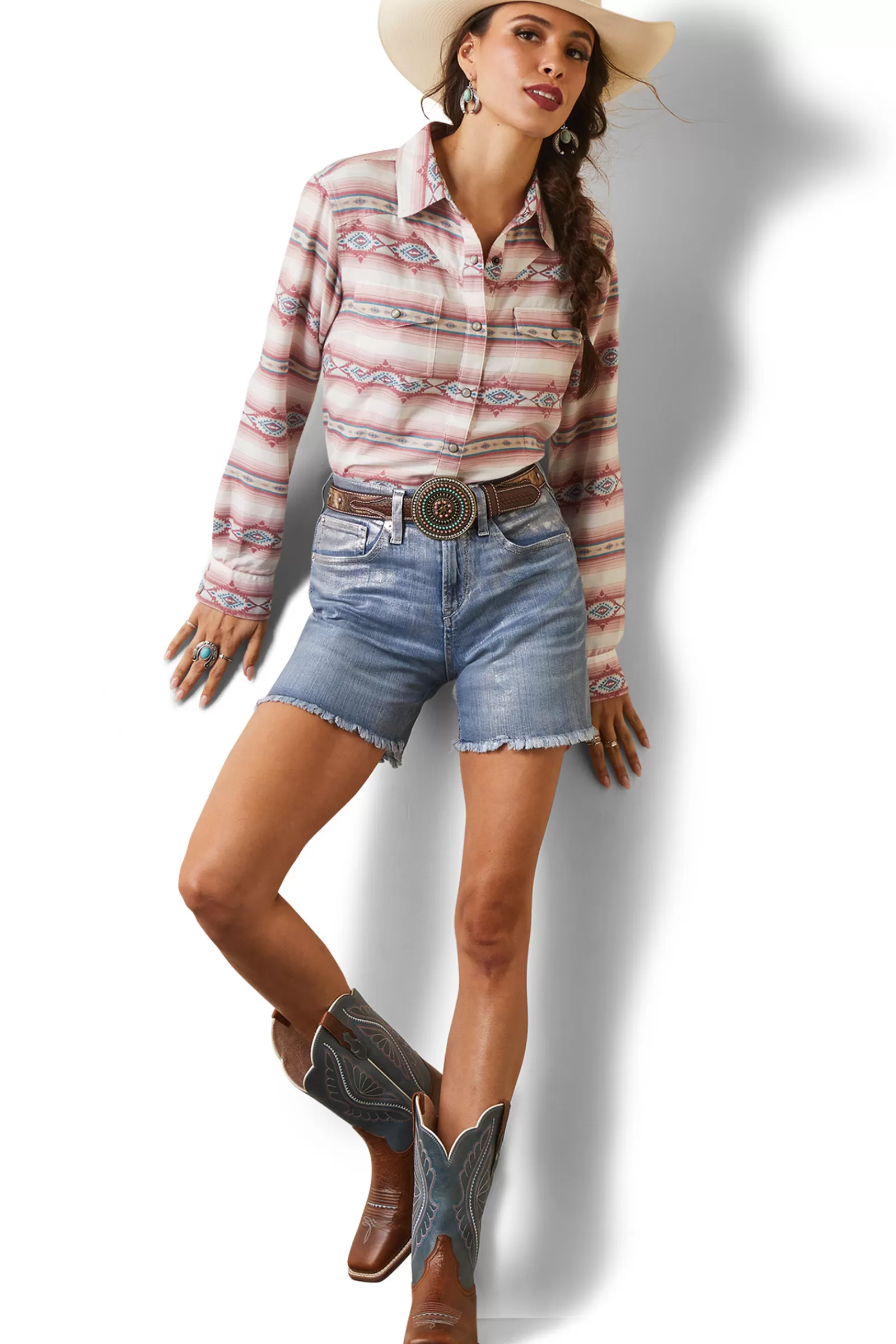 ariat Chemise A Manches Longues Classique Kaycee Pour Femme< Tee Shirts & Polos