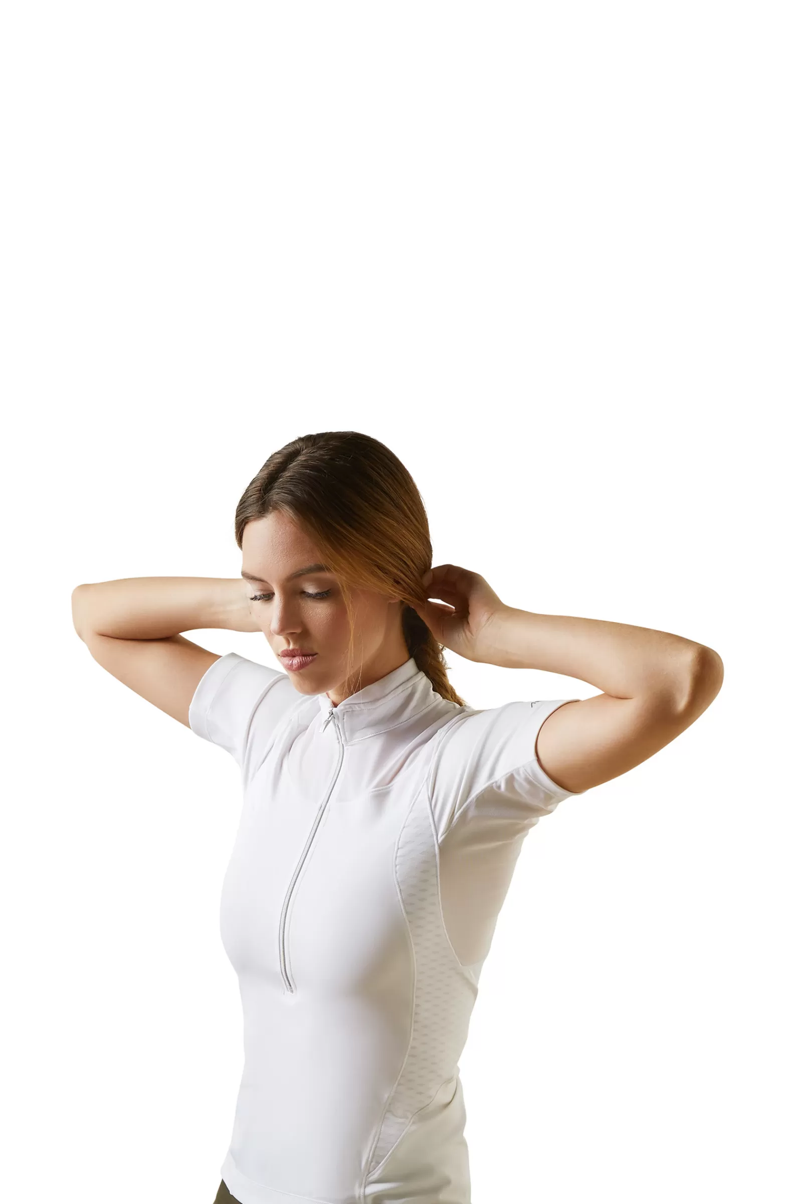 ariat Chemise De Competition 1/4 Zip Ascent Pour Femme< Concours