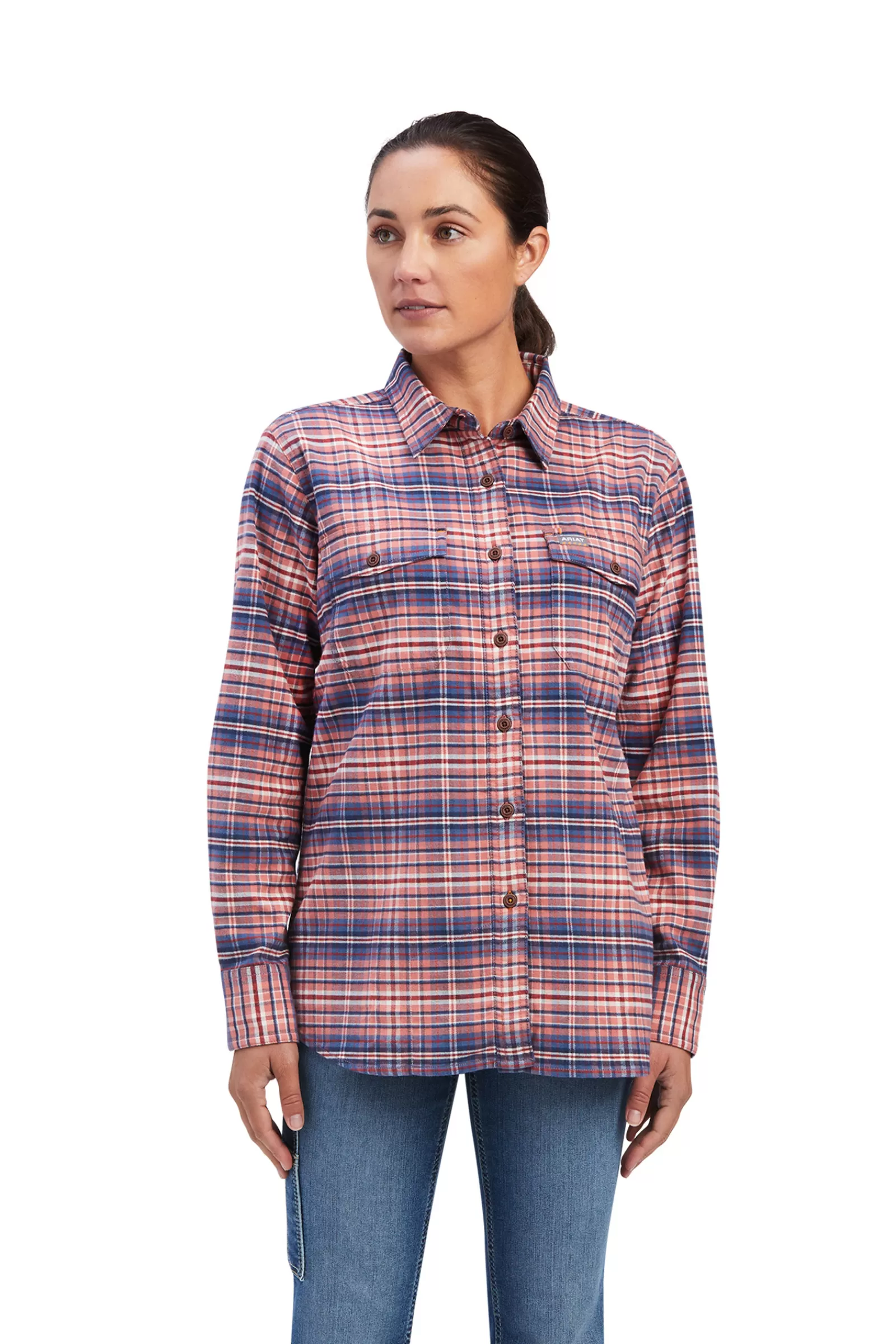 ariat Chemise De Travail Rebar Flannel Durastretch A Manches Longues Pour Femme< Tee Shirts & Polos