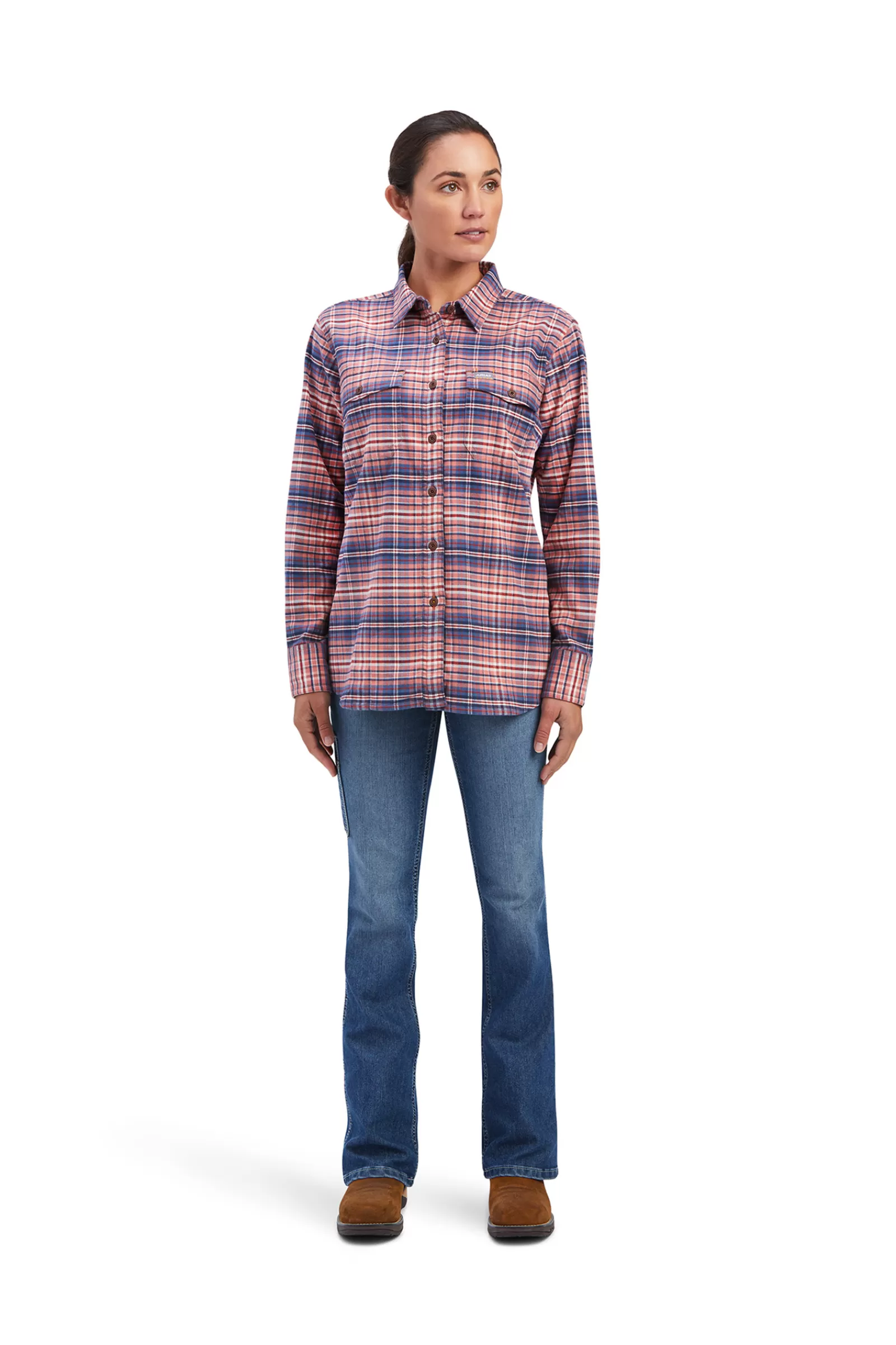 ariat Chemise De Travail Rebar Flannel Durastretch A Manches Longues Pour Femme< Tee Shirts & Polos