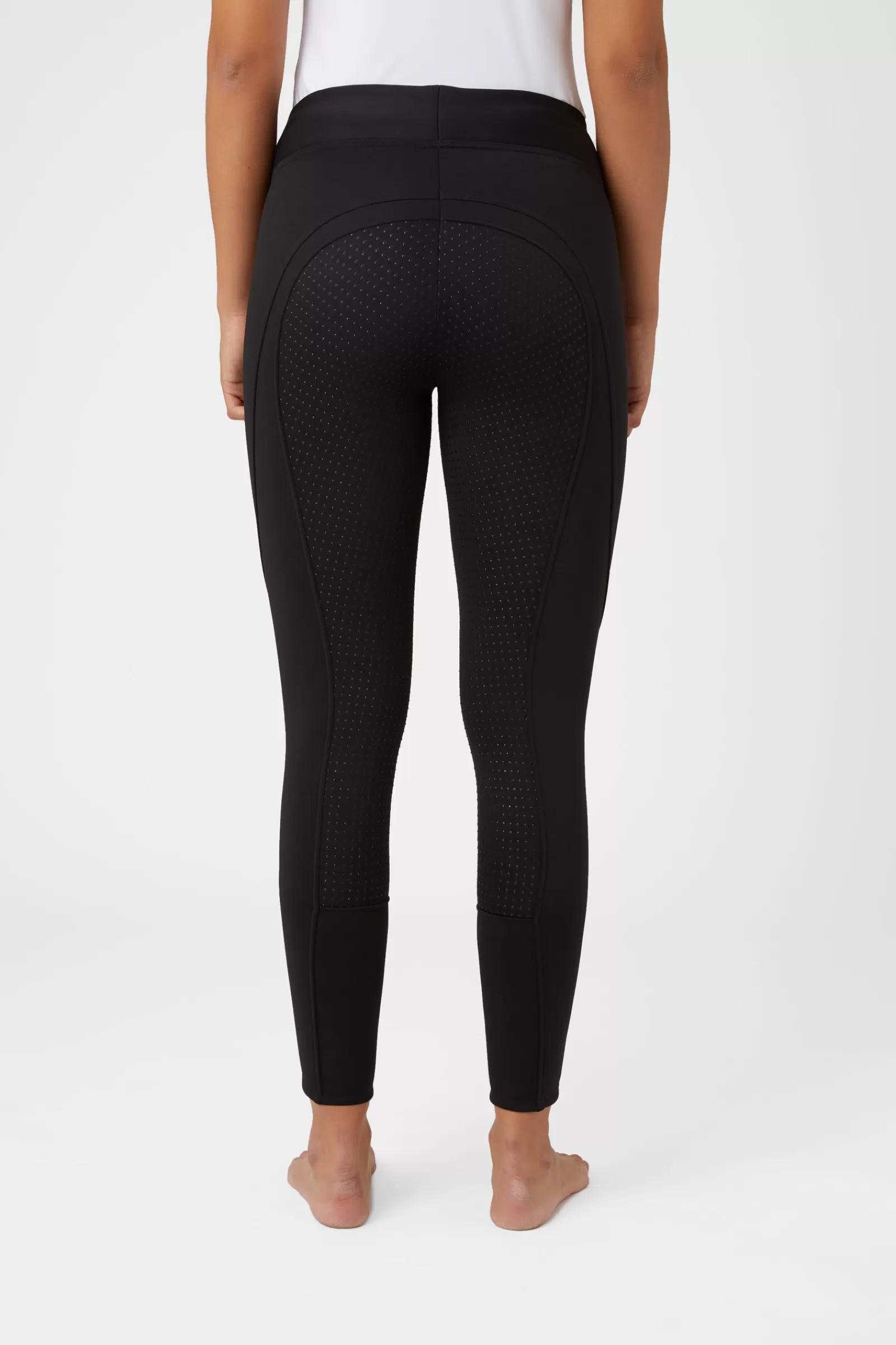 horze Collant D'équitation D'Hiver Fond Peau Silicone Active, Femme< Leggings D'équitation