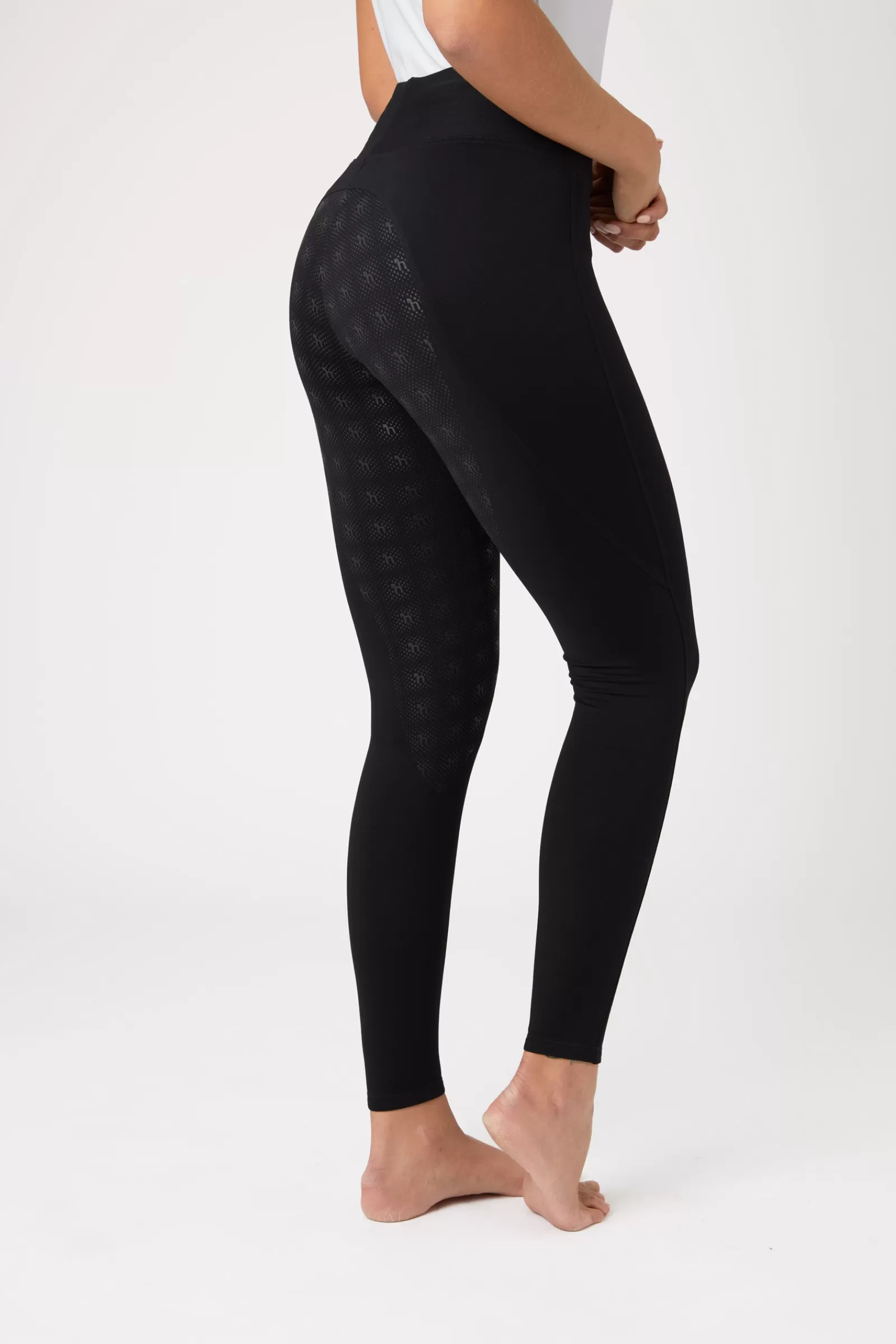 horze Collant D'équitation Super Souple Juliet, Fond Integral, Femme< Leggings D'équitation