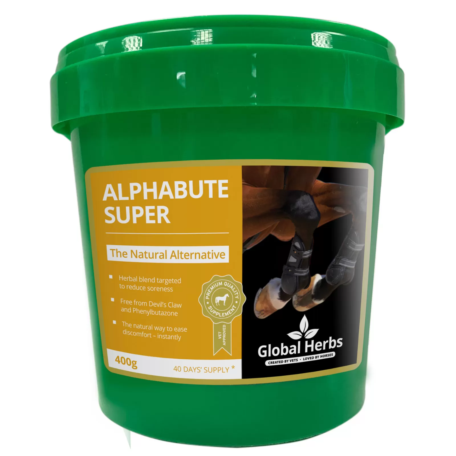 Sale Complement Alimentaire De Soin Anit-Douleur Global Herbs Alphabute Super, 400 G Compléments Alimentaires