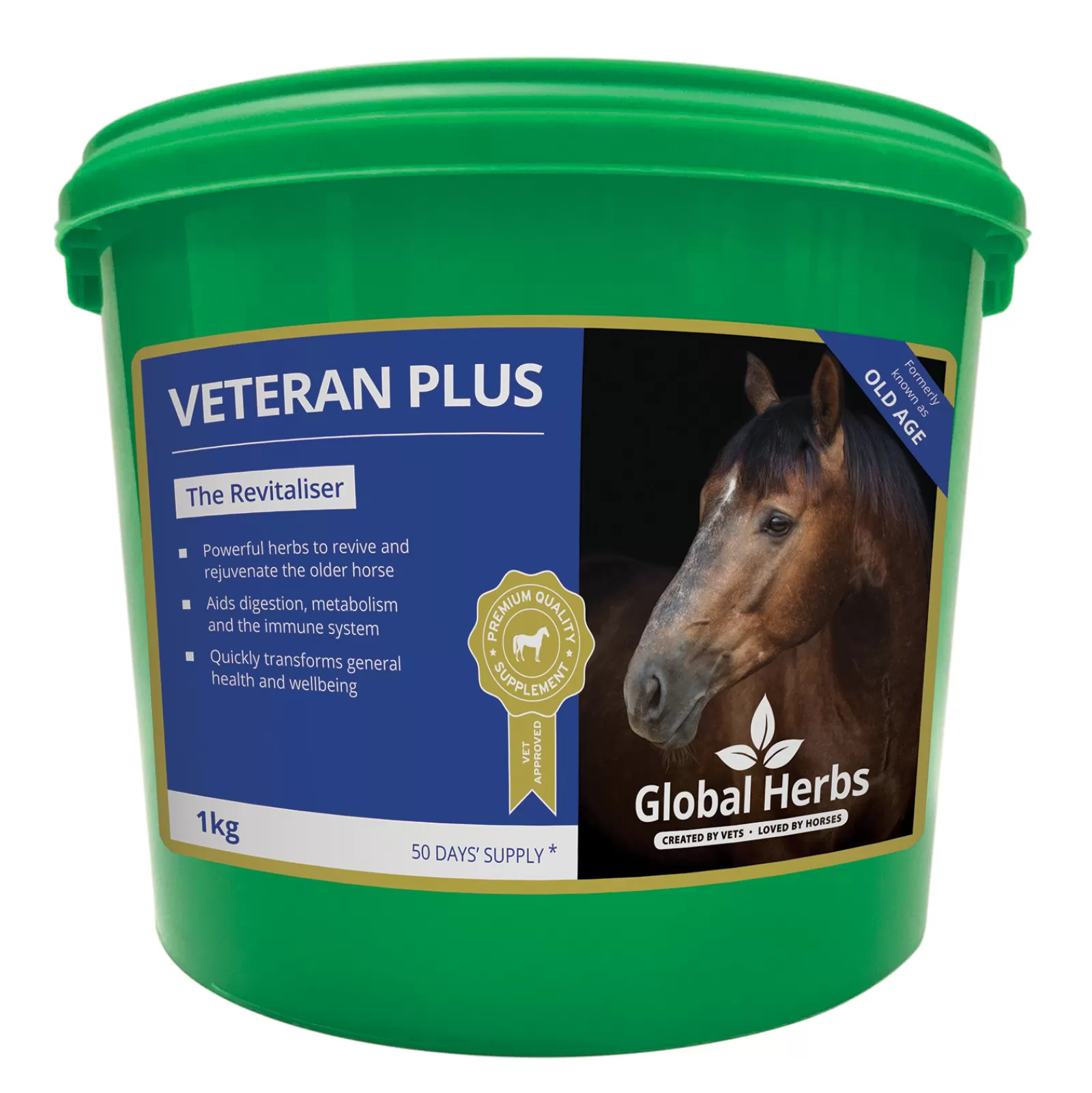 New Complement Alimentaire De Soin Global Herbs Veteran Plus 1Kg Compléments Alimentaires