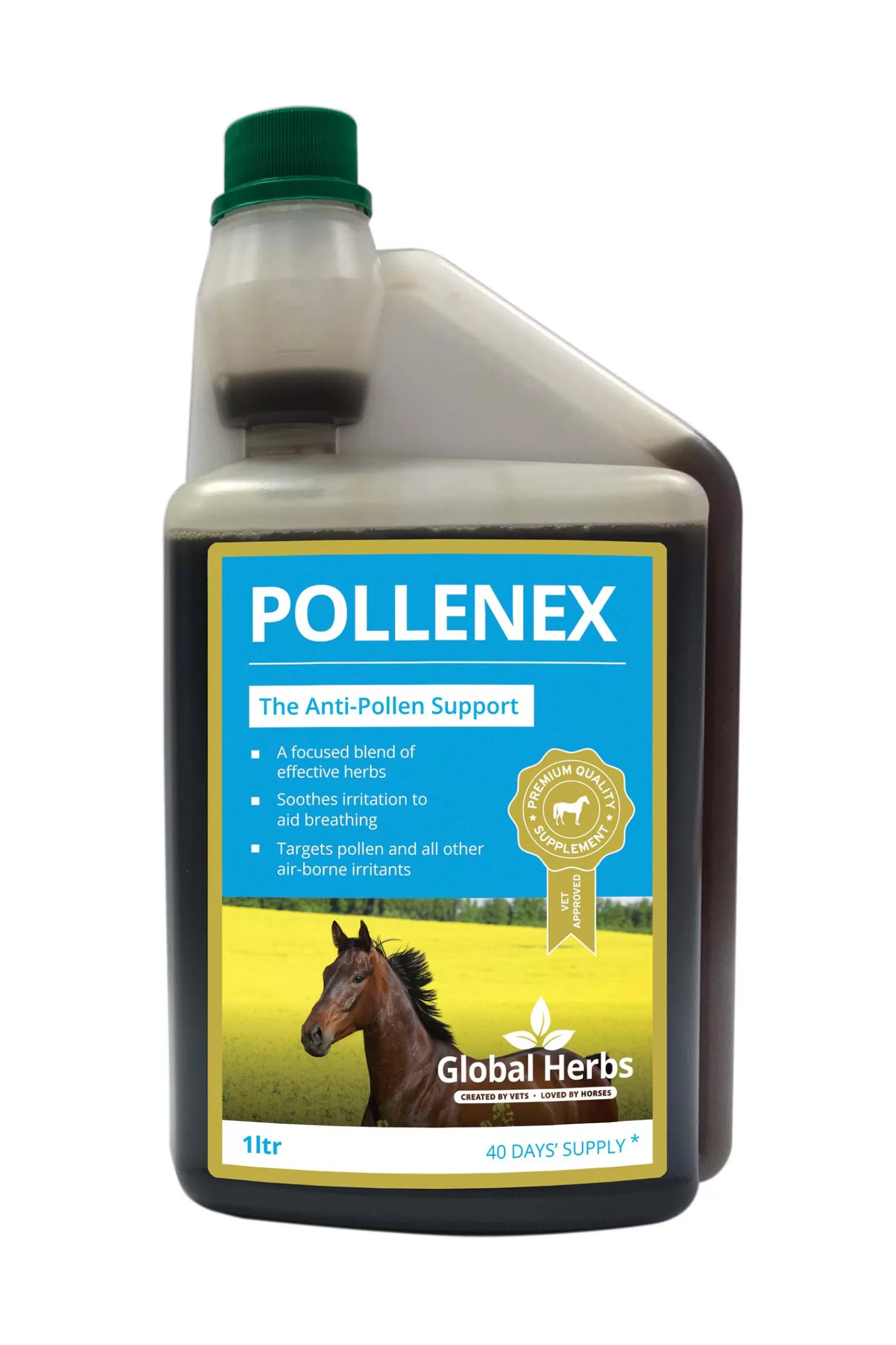 Discount Complement Alimentaire De Soin Pollen Global Herbs Pollene-X, 1 L Compléments Alimentaires