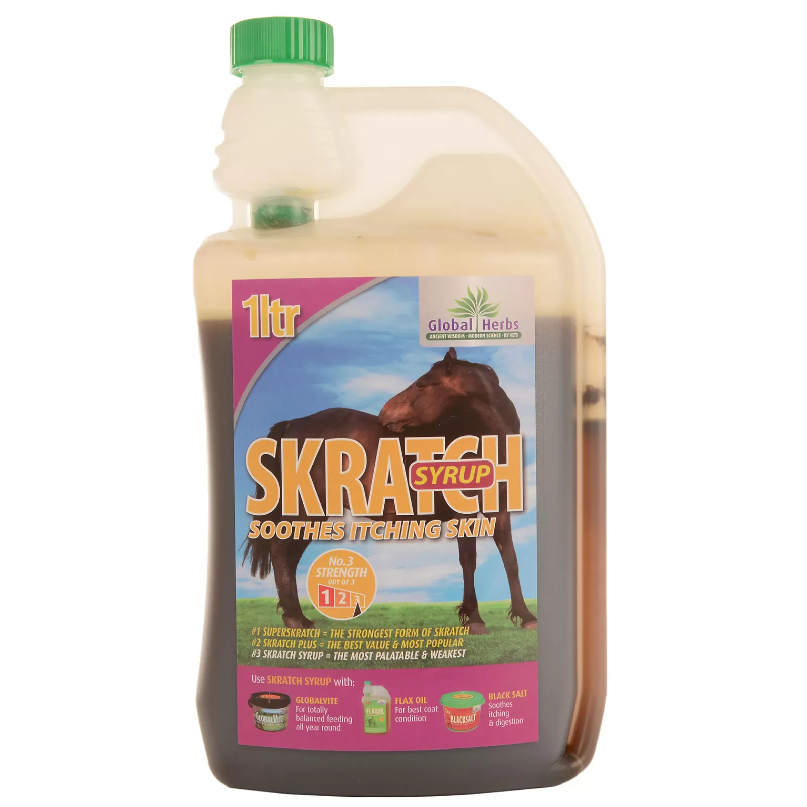 Cheap Complement Alimentaire De Soin Sirop Anti-Grattage Global Herbs Skratch, 1 L Compléments Alimentaires