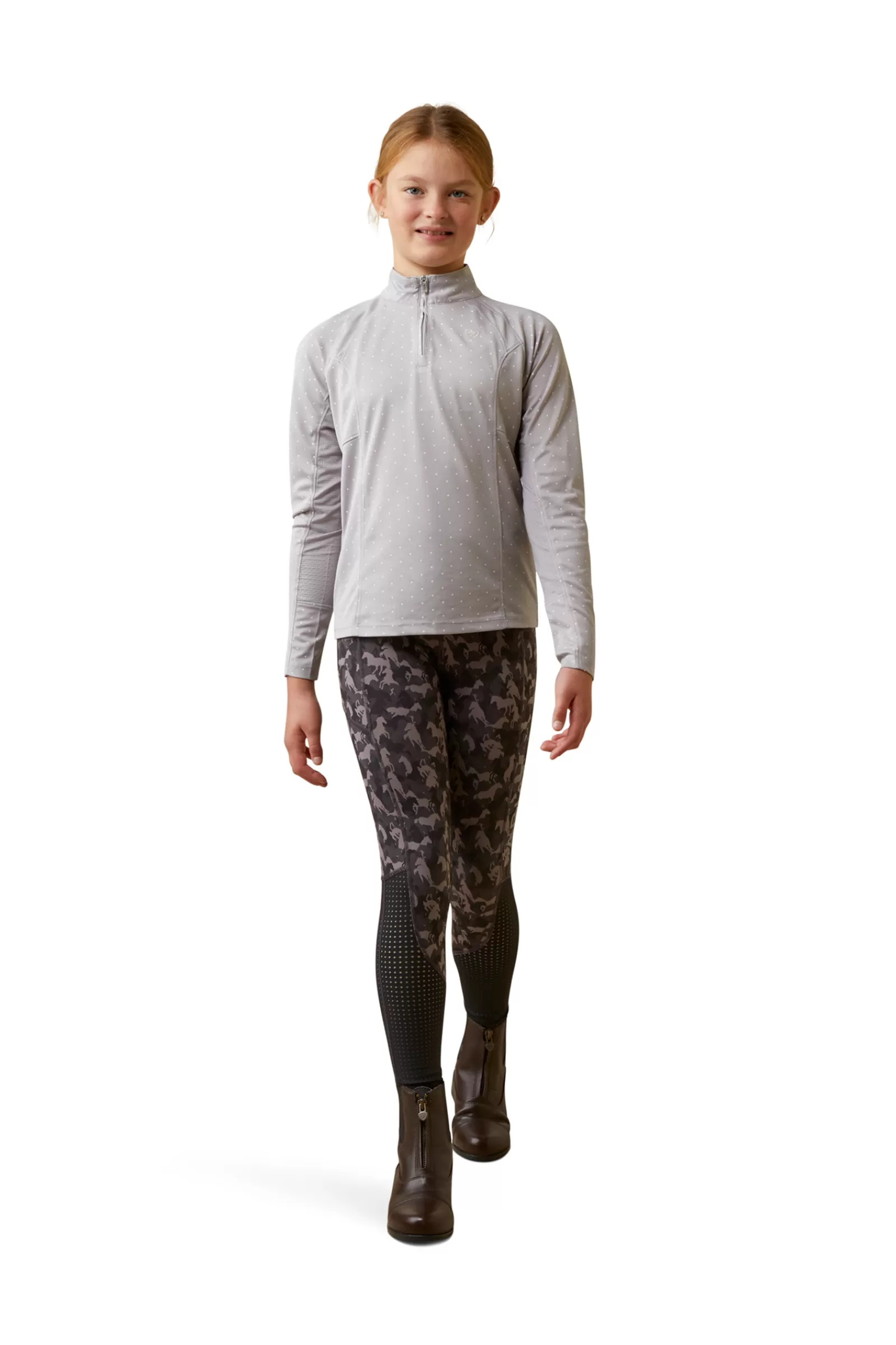 ariat Couche De Base Yth Sunstopper 2.0 1/4 Zip Pour Enfant< Tee Shirts & Polos