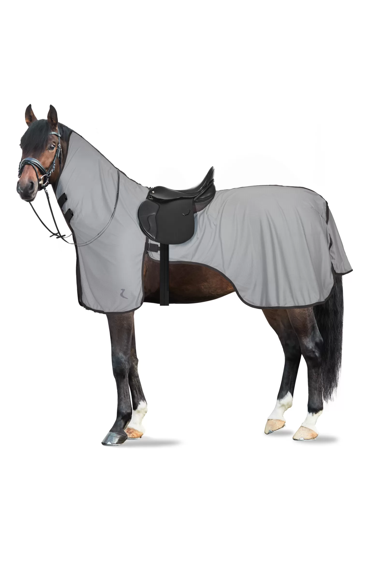 Best Sale Couverture Anti-Insectes Pour Monter A Cheval Eira Avec Encolure Amovible Couvertures Anti-Mouches