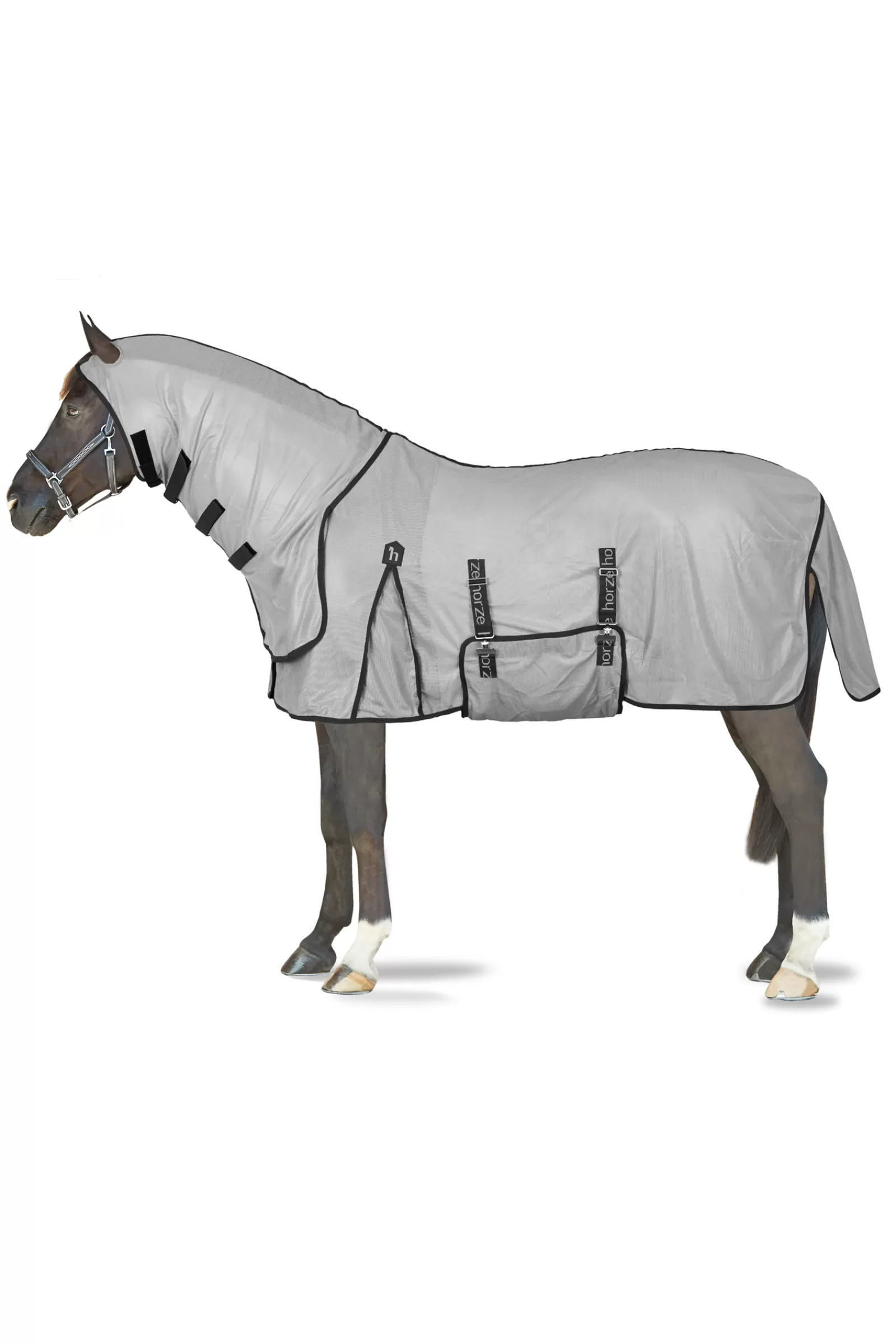 Clearance Couverture Anti-Mouches Paso Fino Avec Couvre-Encolure Et Protection Uv Couvertures Anti-Mouches