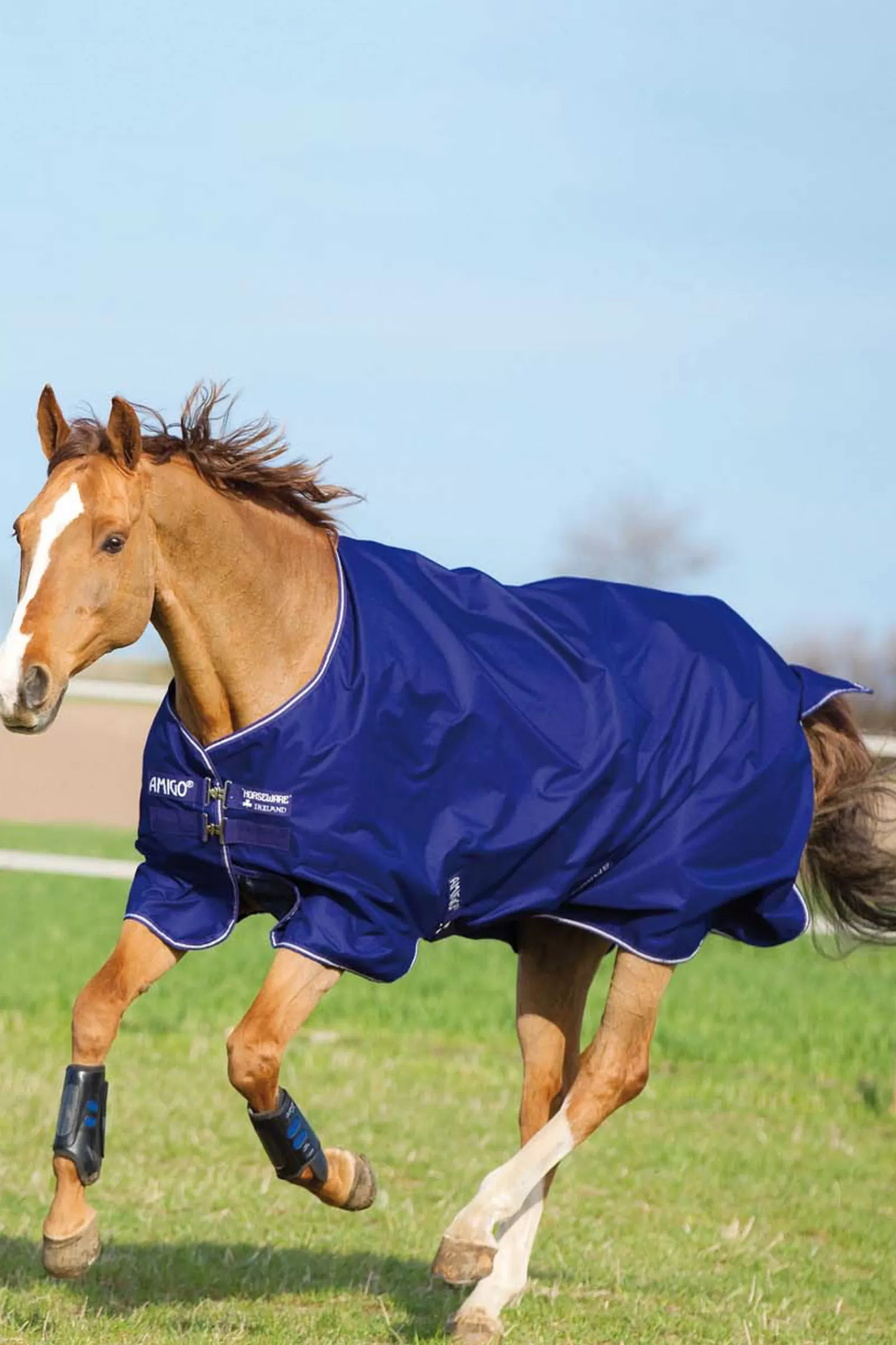 Clearance Couverture D'Exterieur Amigo Hero 900 T / O Medium, 200 G Couvertures D'Exterieur Cheval