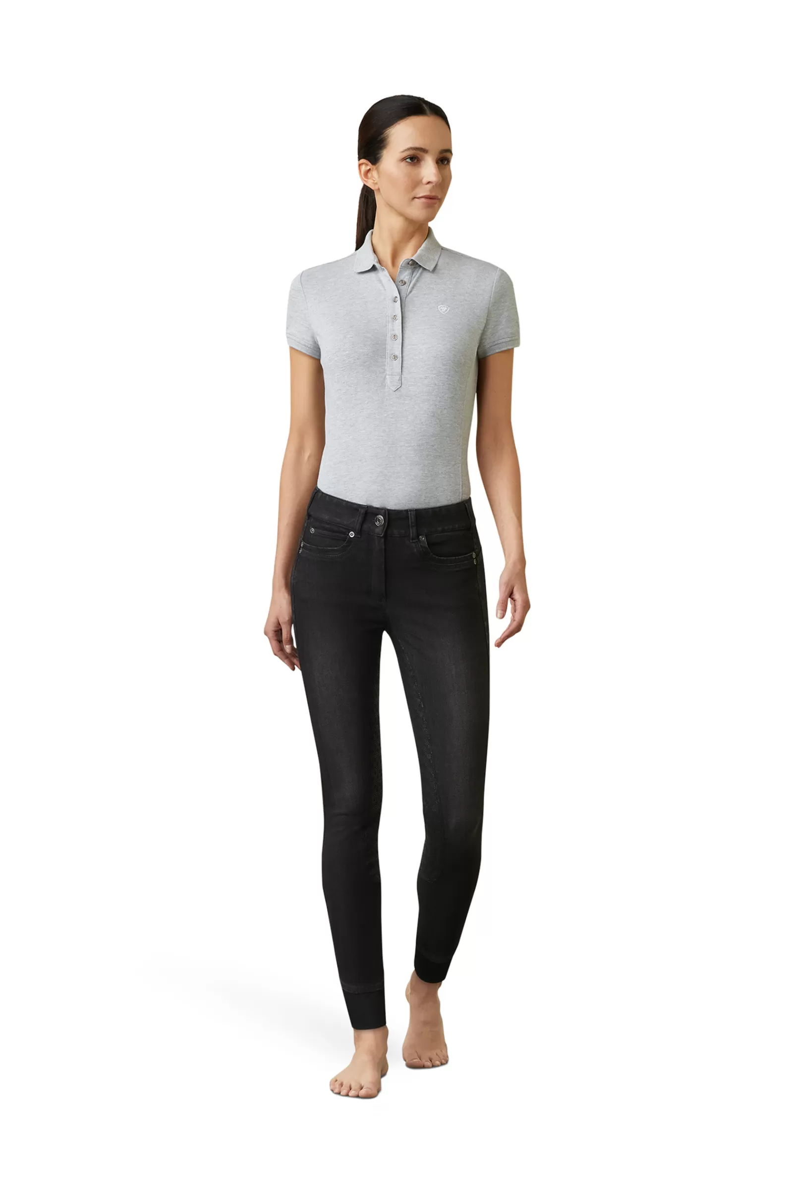 ariat Culotte D'équitation En Denim Full Grip Halo B Pour Femme< Pantalons D'équitation Fond Integral