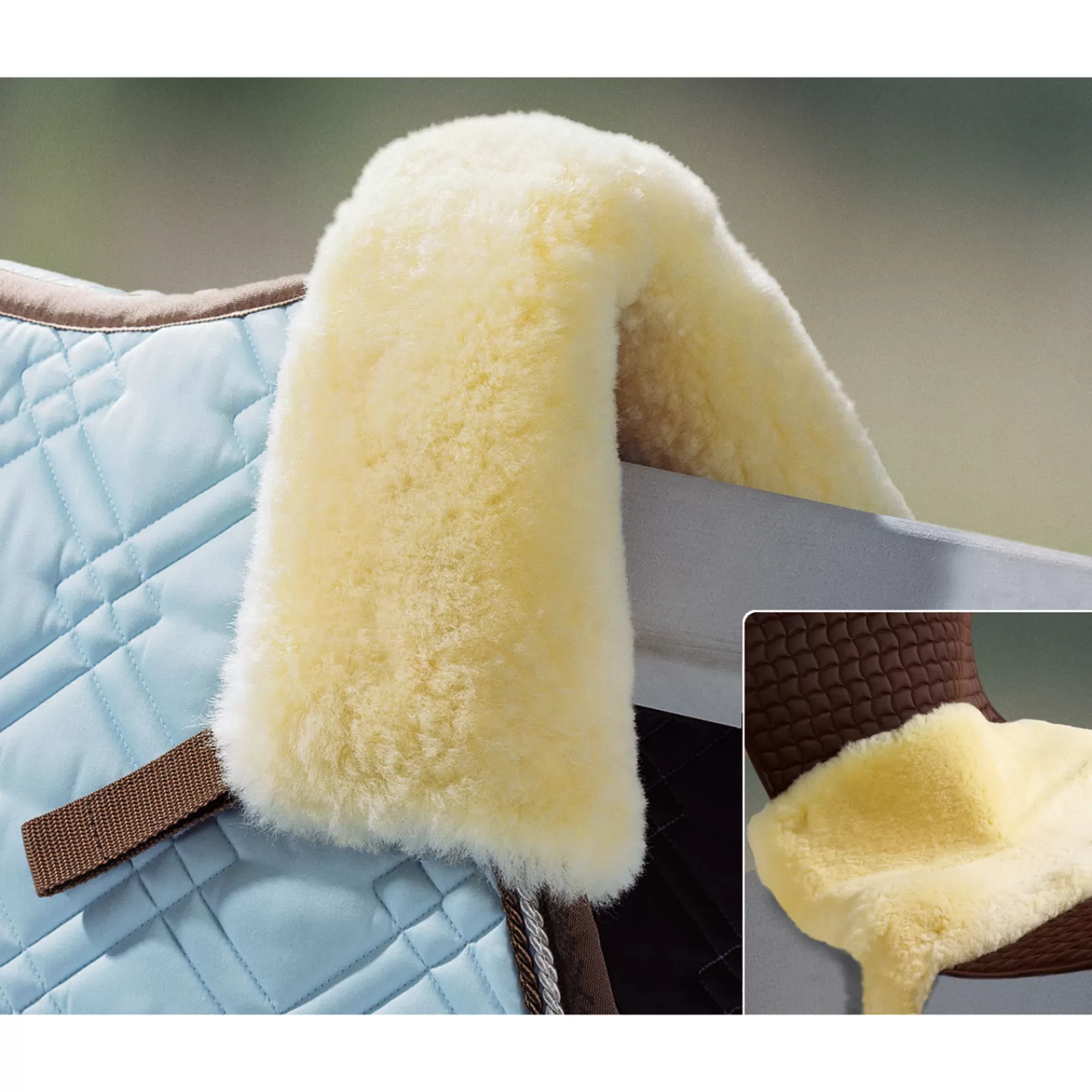 Discount Saddle Pad Lambskin Amortisseur Cheval
