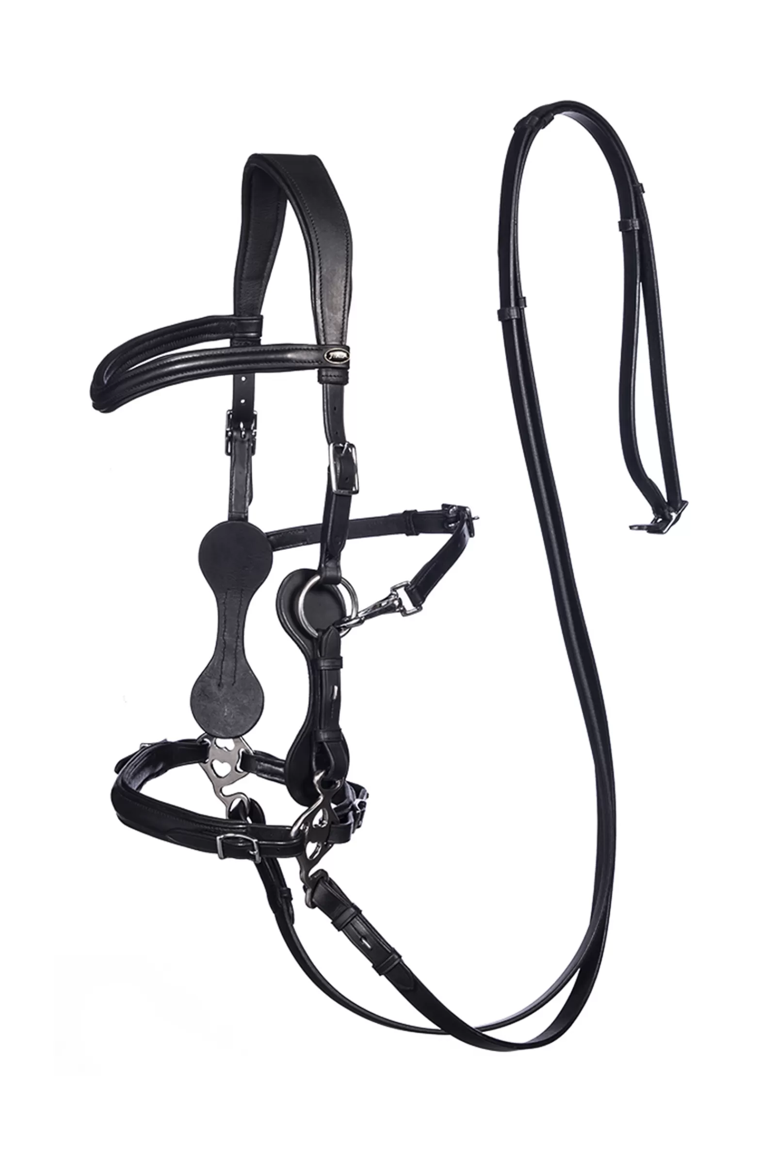 Outlet Calli Hackamore Bridle (Syst.2) W/Jaw Straps, Scissors & Rein Bridons Et Filets