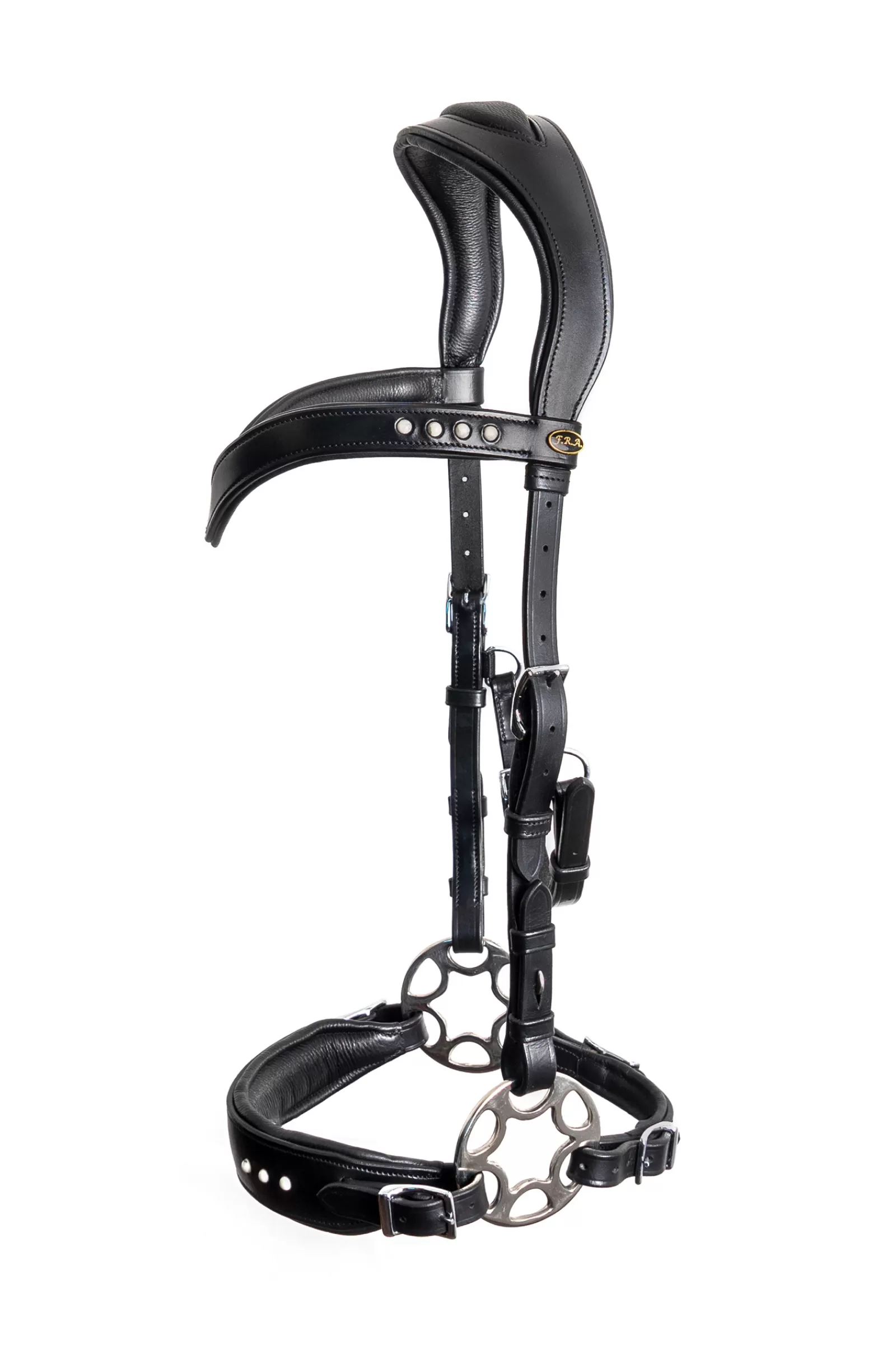 Best F.R.A. Glory Systeme 2 / Hackamore Noire Bridons Et Filets