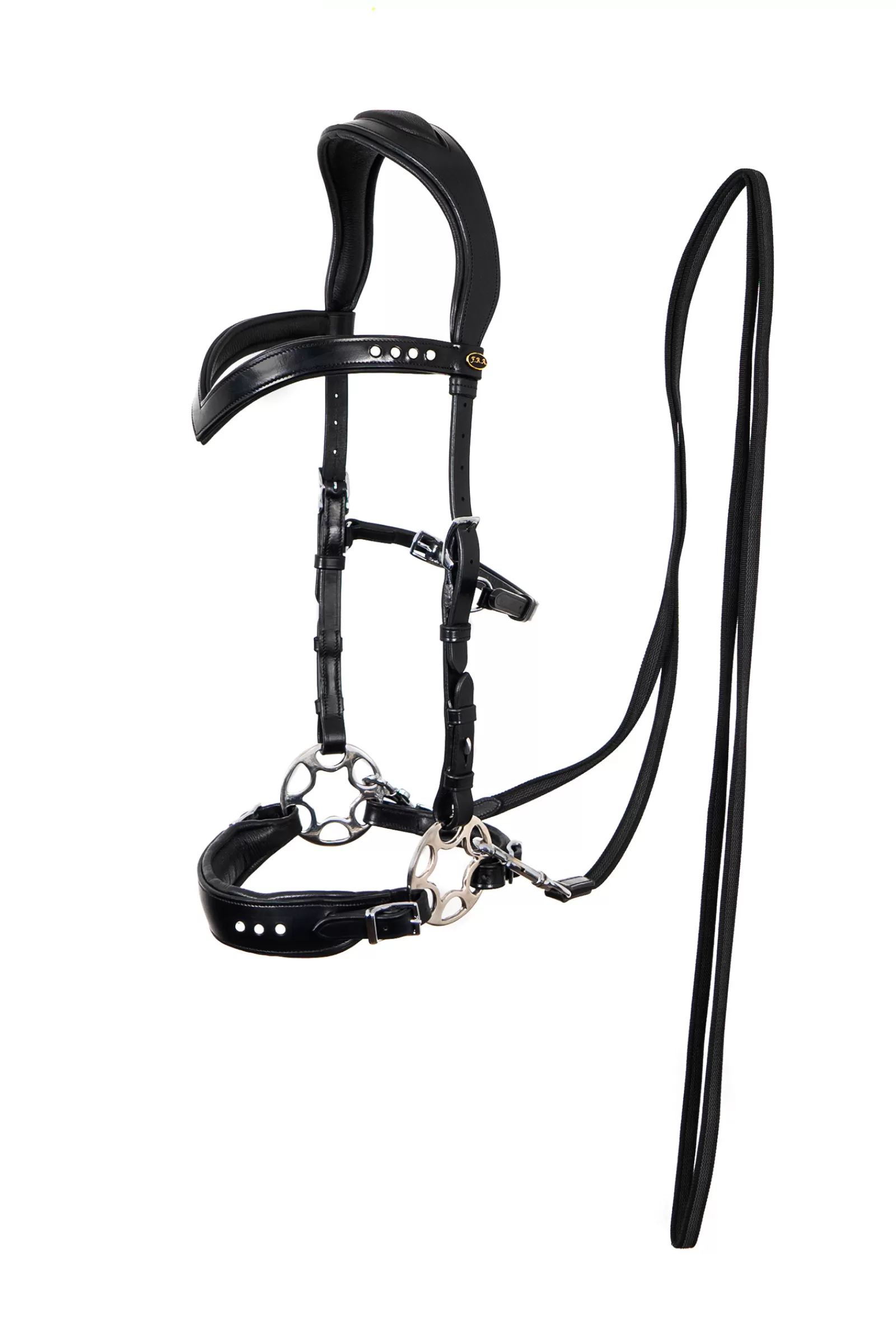 Best F.R.A. Glory Systeme 2 / Hackamore Noire Bridons Et Filets