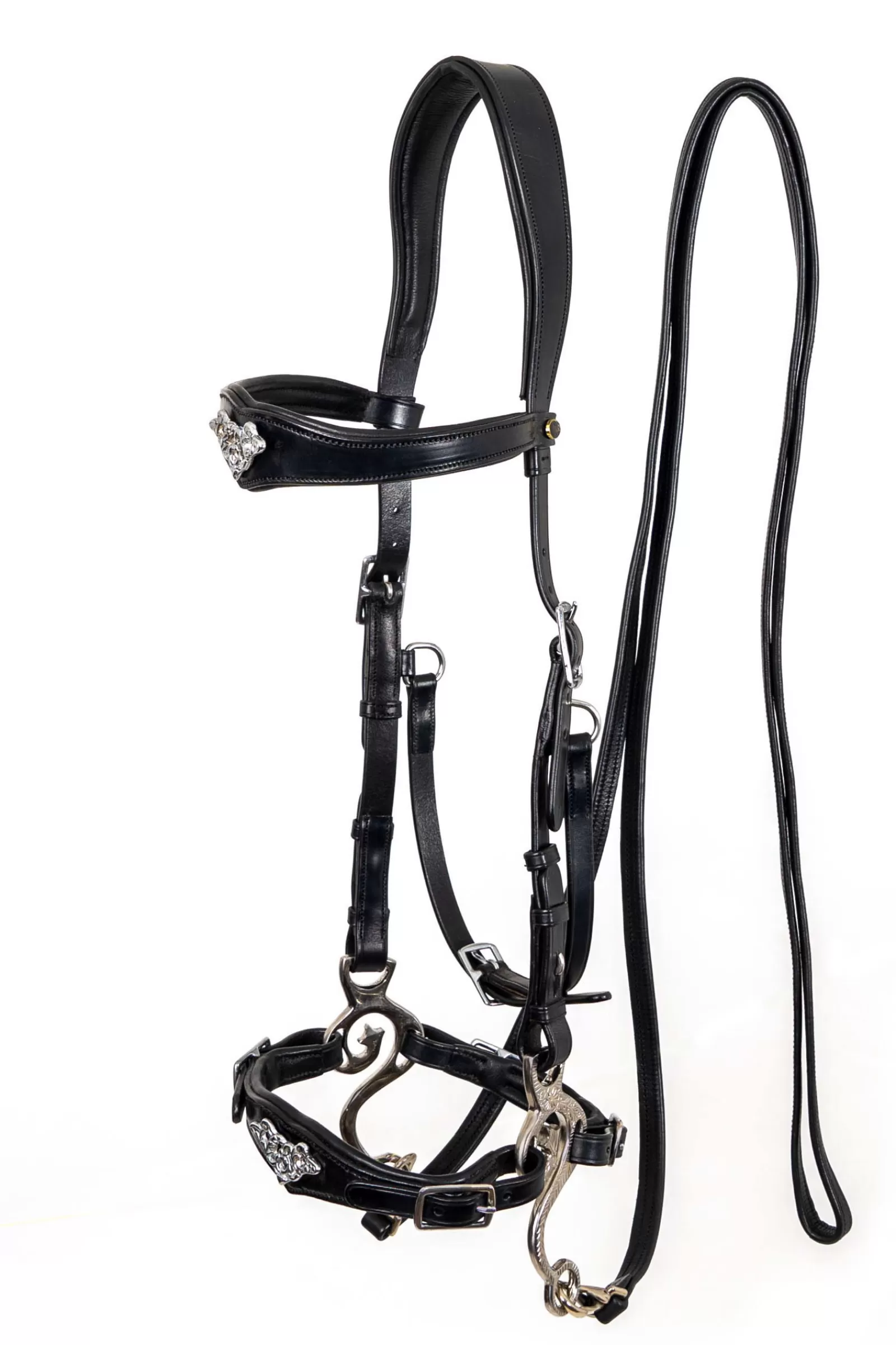 Shop F.R.A. Imperial Bridon Hackamore, Shire Bridons Et Filets