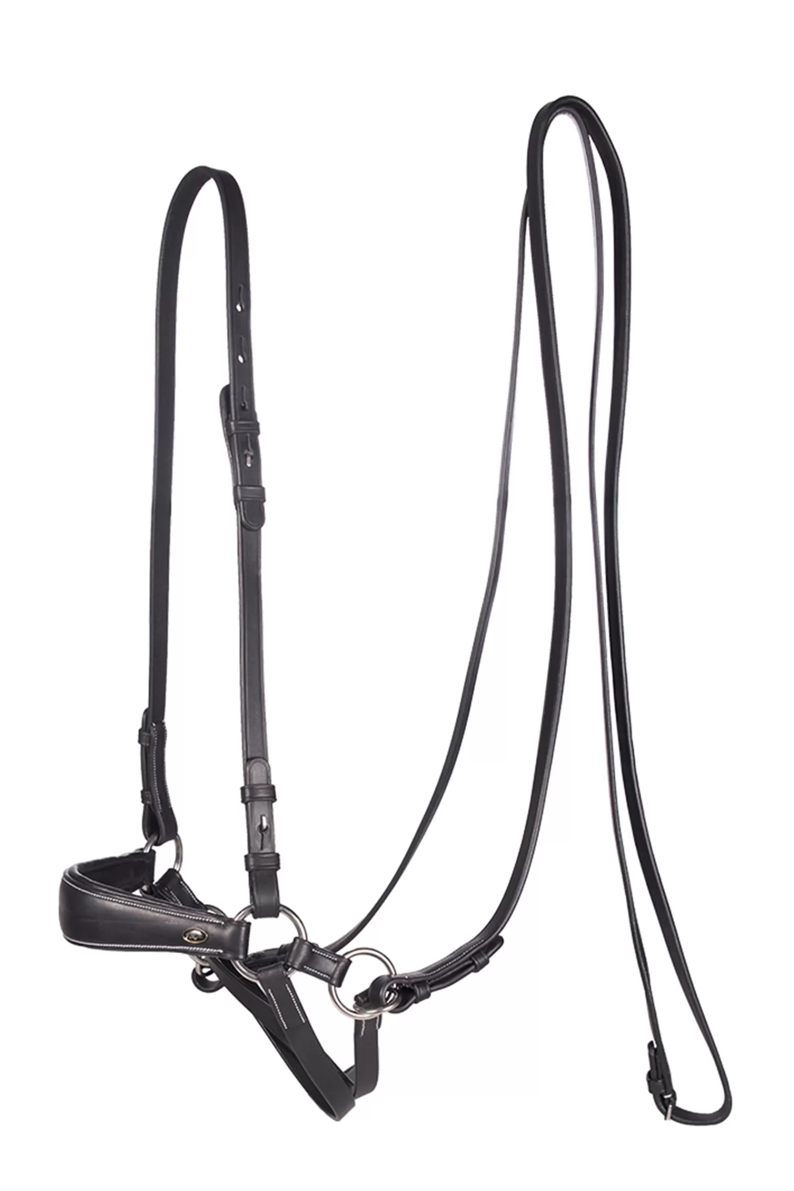 Best Lami Bitless Bridle (System 4) W/ Reins & Studhook Connect Bridons Et Filets