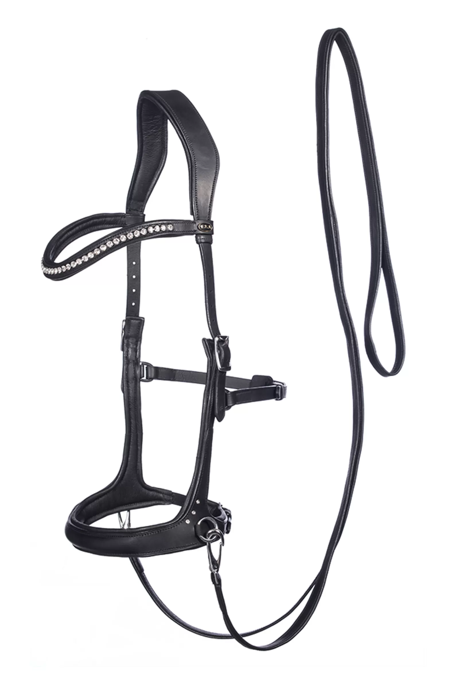 Fashion Rebecca Sidepull (System 3), Crystal Finishing W. Rein Bridons Et Filets