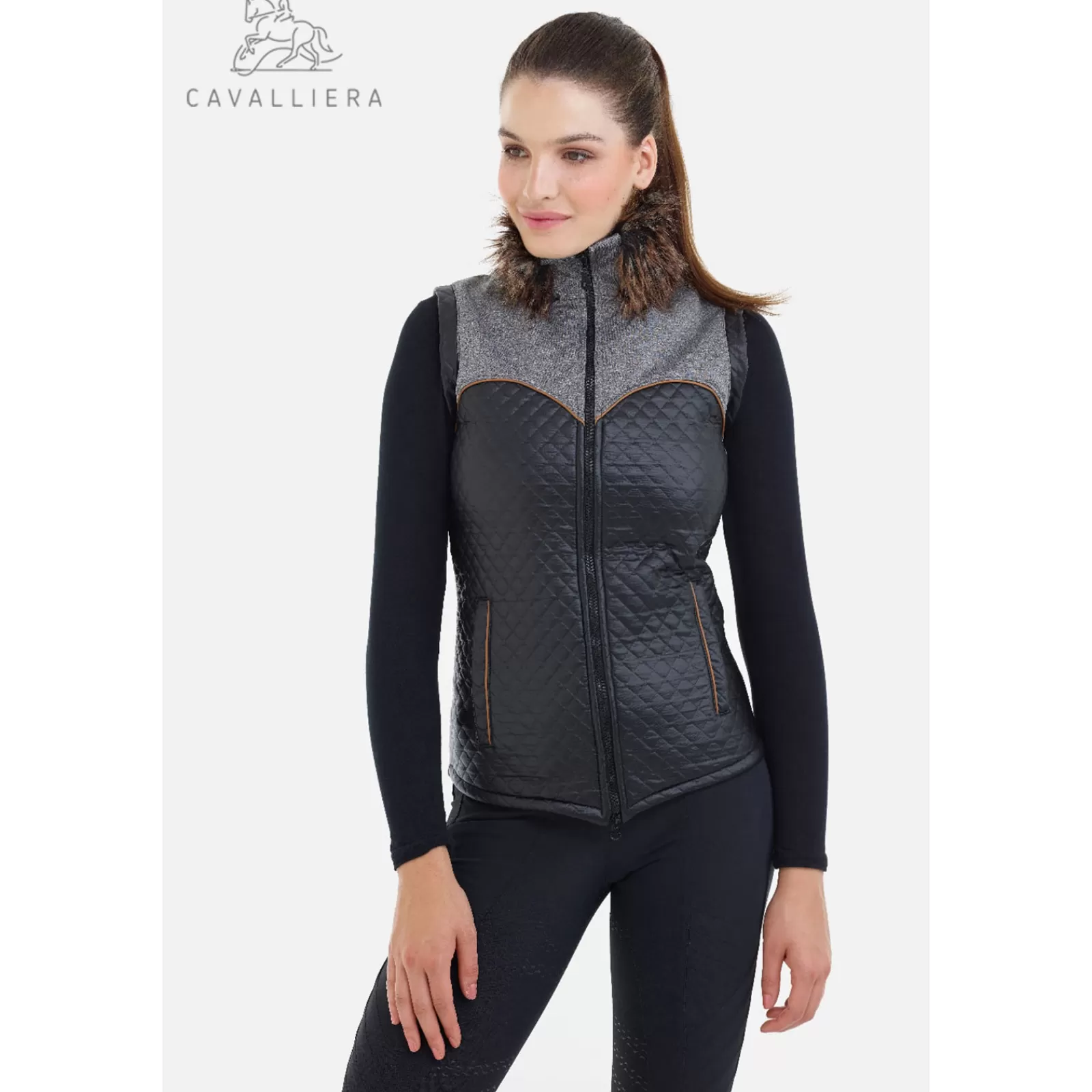 cavalliera Gilet D'Hiver Pour Equitation Majesty, Fourrure Softshell, Impermeable< Manteaux & Vestes