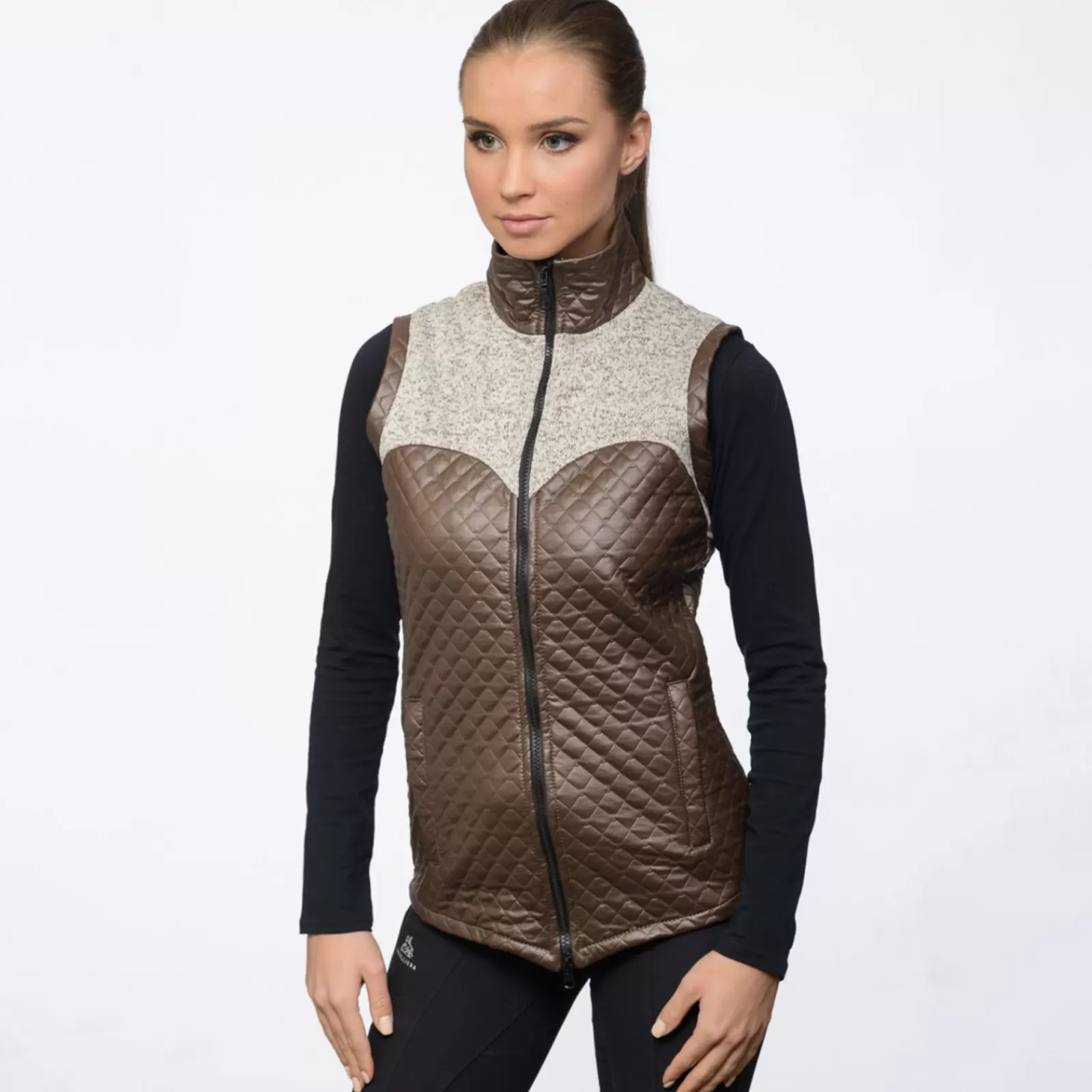 cavalliera Gilet Sans Manches D'équitation Majesty Avec Inserts Impermeables< Manteaux & Vestes