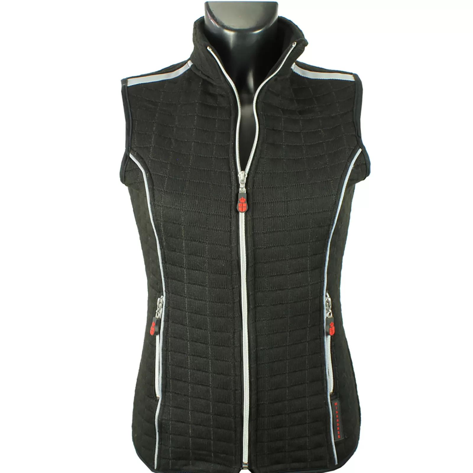 minkhorse Gilet Sans Manches Mink Horse Xth Dans La Fantastique Matiere Thermo/Poly/Laine - Toute Saison< Manteaux & Vestes