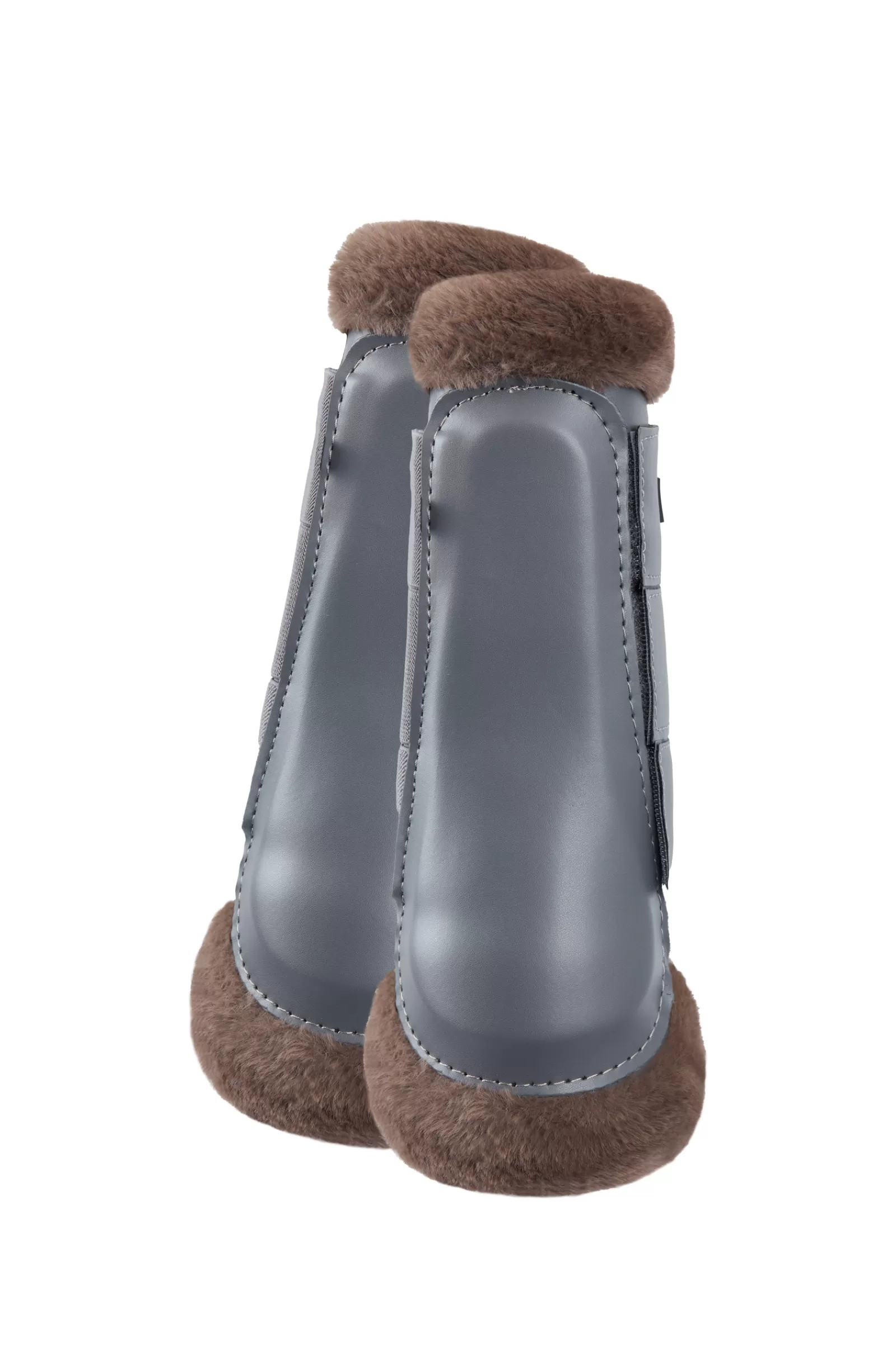 Sale Guetres De Protection Fermees Protege-Tendons Avec Doublure Fausse Fourrure Houston Protections Cheval