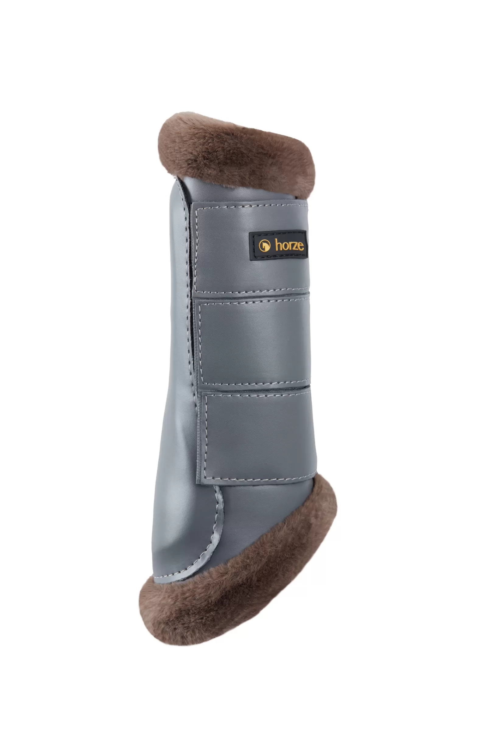 Sale Guetres De Protection Fermees Protege-Tendons Avec Doublure Fausse Fourrure Houston Protections Cheval
